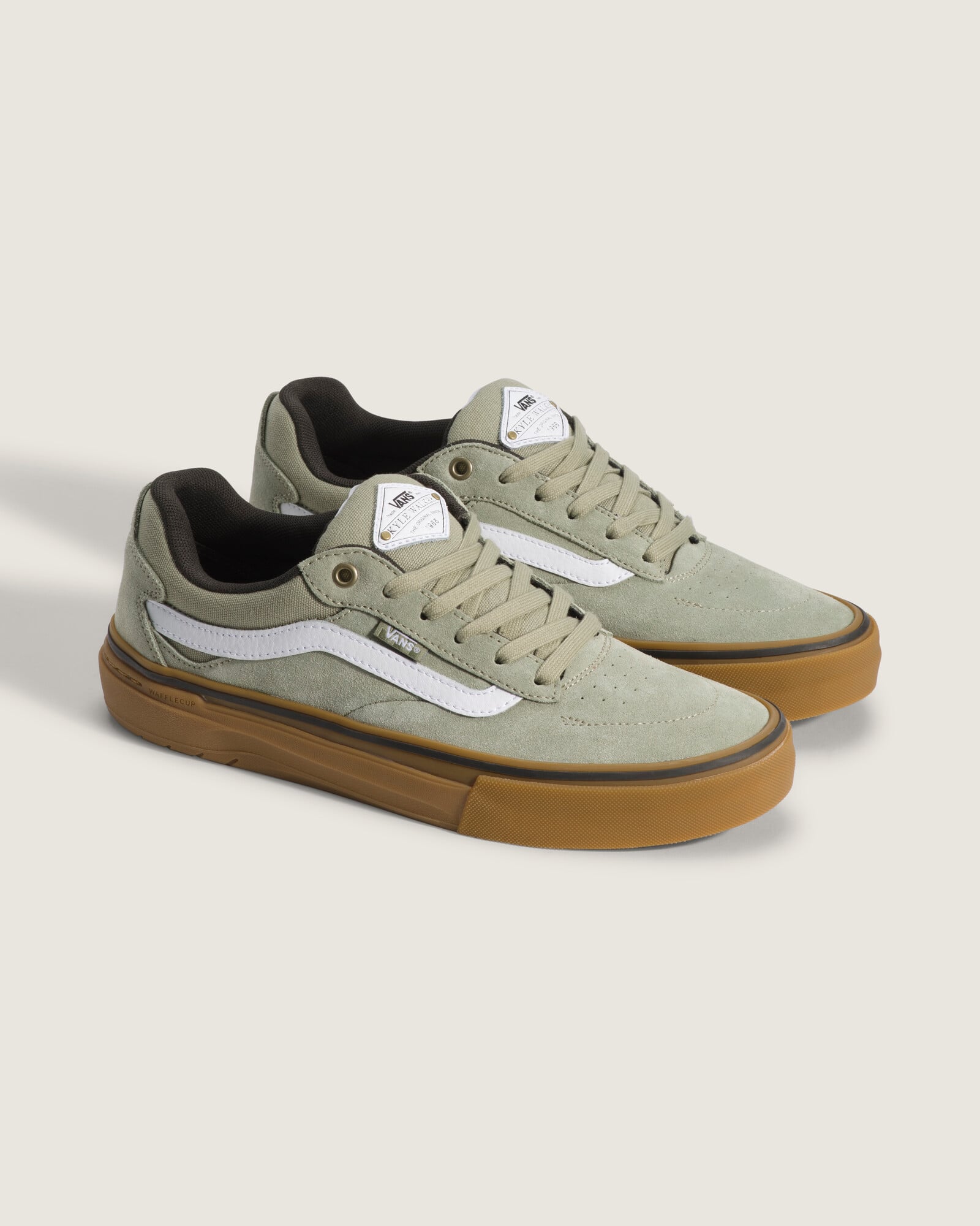 ZAPATILLAS VANS HOMBRE SKATE KYLE WALKER WAFFLECUP VERDE - 2