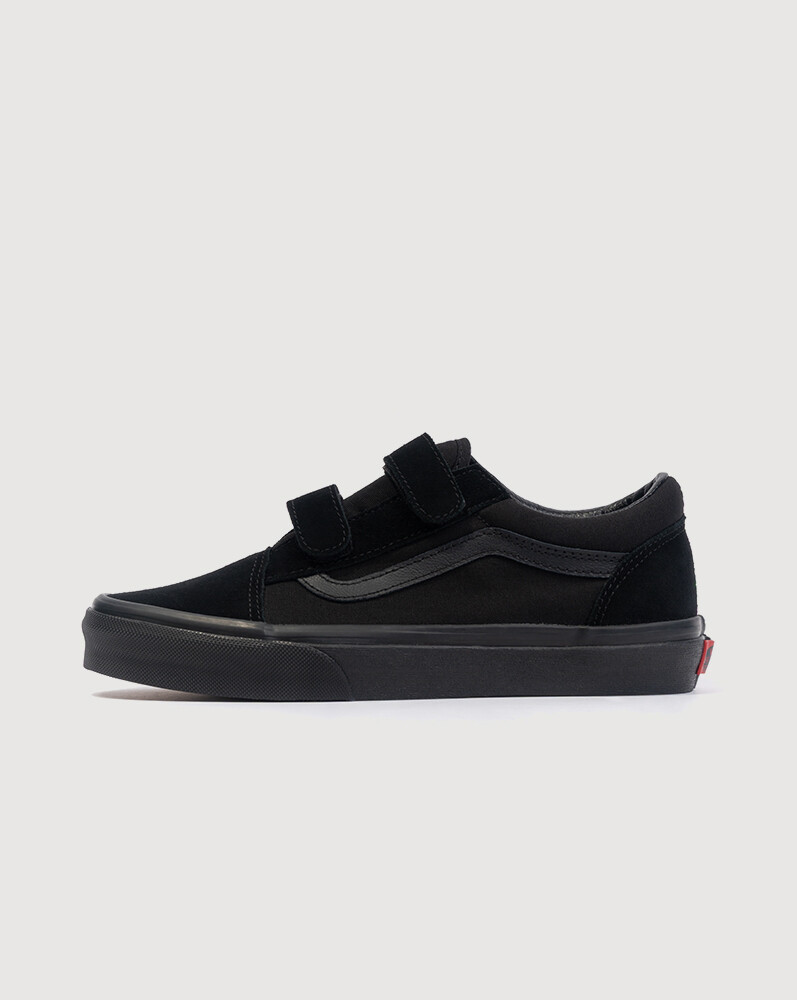 ZAPATILLAS VANS NIÑO OLD SKOOL V NEGRO - 1