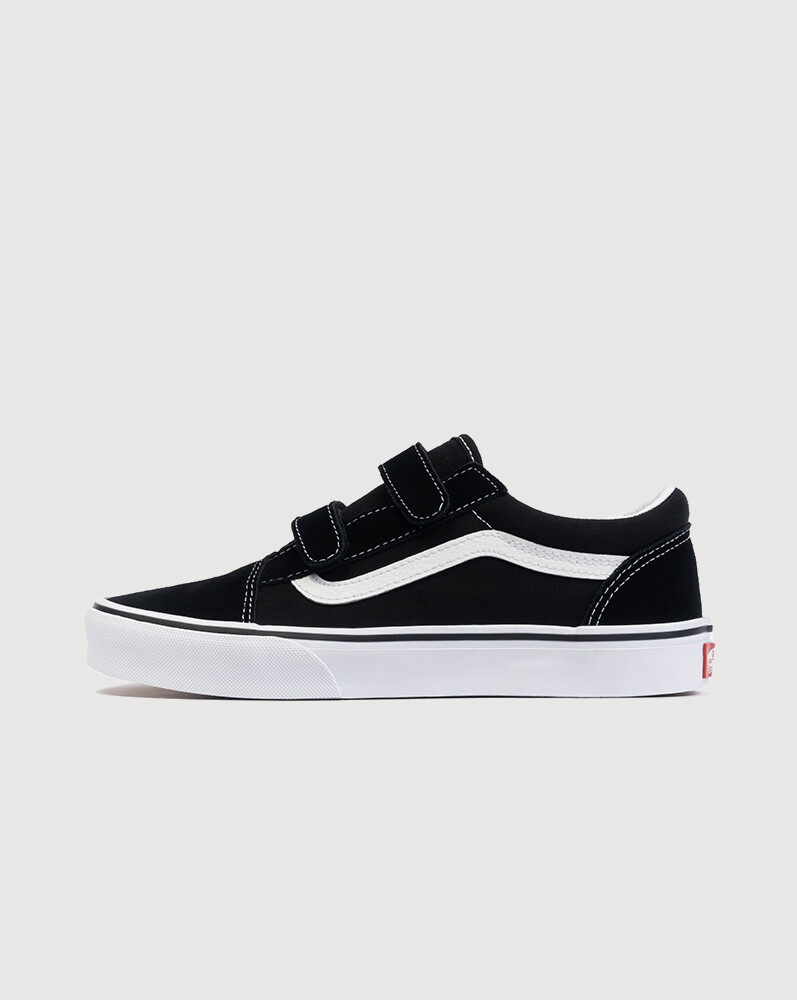 ZAPATILLAS VANS NIÑO OLD SKOOL V NEGRO - 1