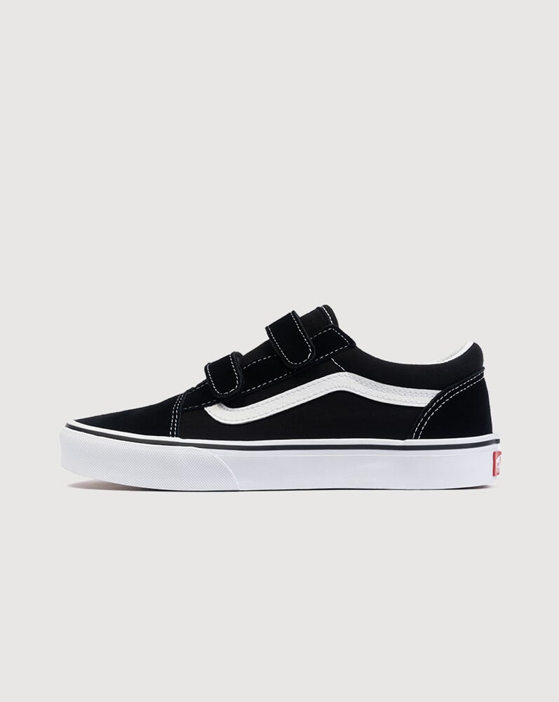 ZAPATILLAS VANS NIÑO OLD SKOOL V NEGRO - 1