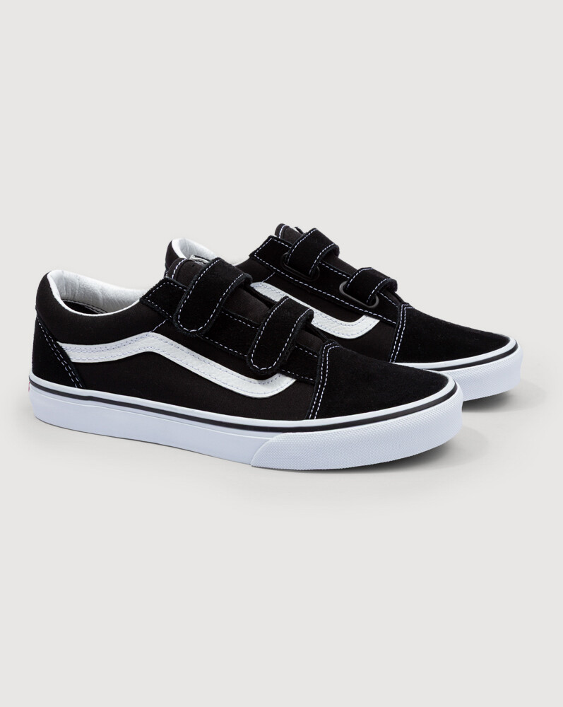 ZAPATILLAS VANS NIÑO OLD SKOOL V NEGRO - 2