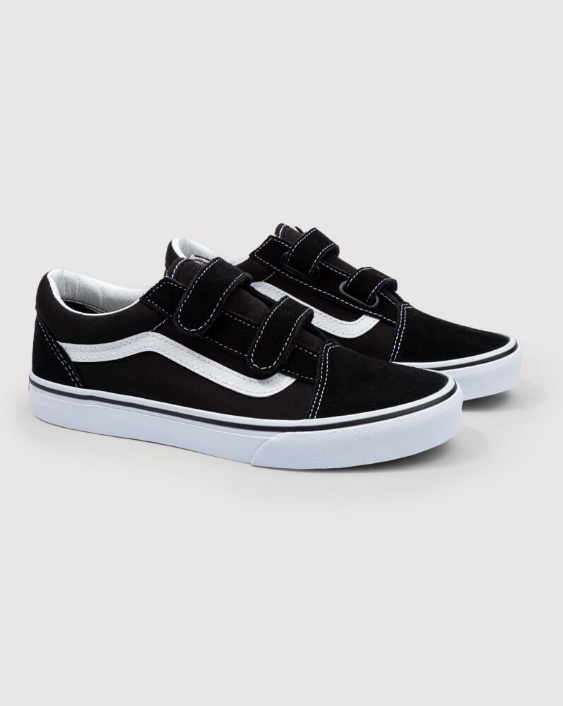 ZAPATILLAS VANS NIÑO OLD SKOOL V NEGRO - 2