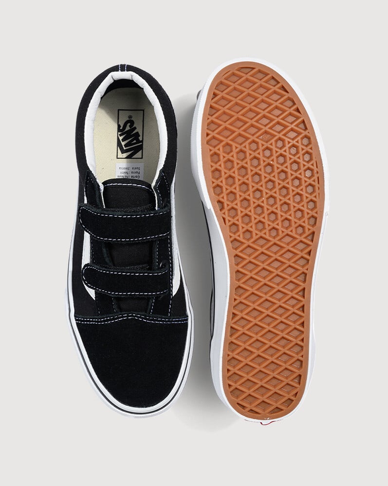 ZAPATILLAS VANS NIÑO OLD SKOOL V NEGRO - 3