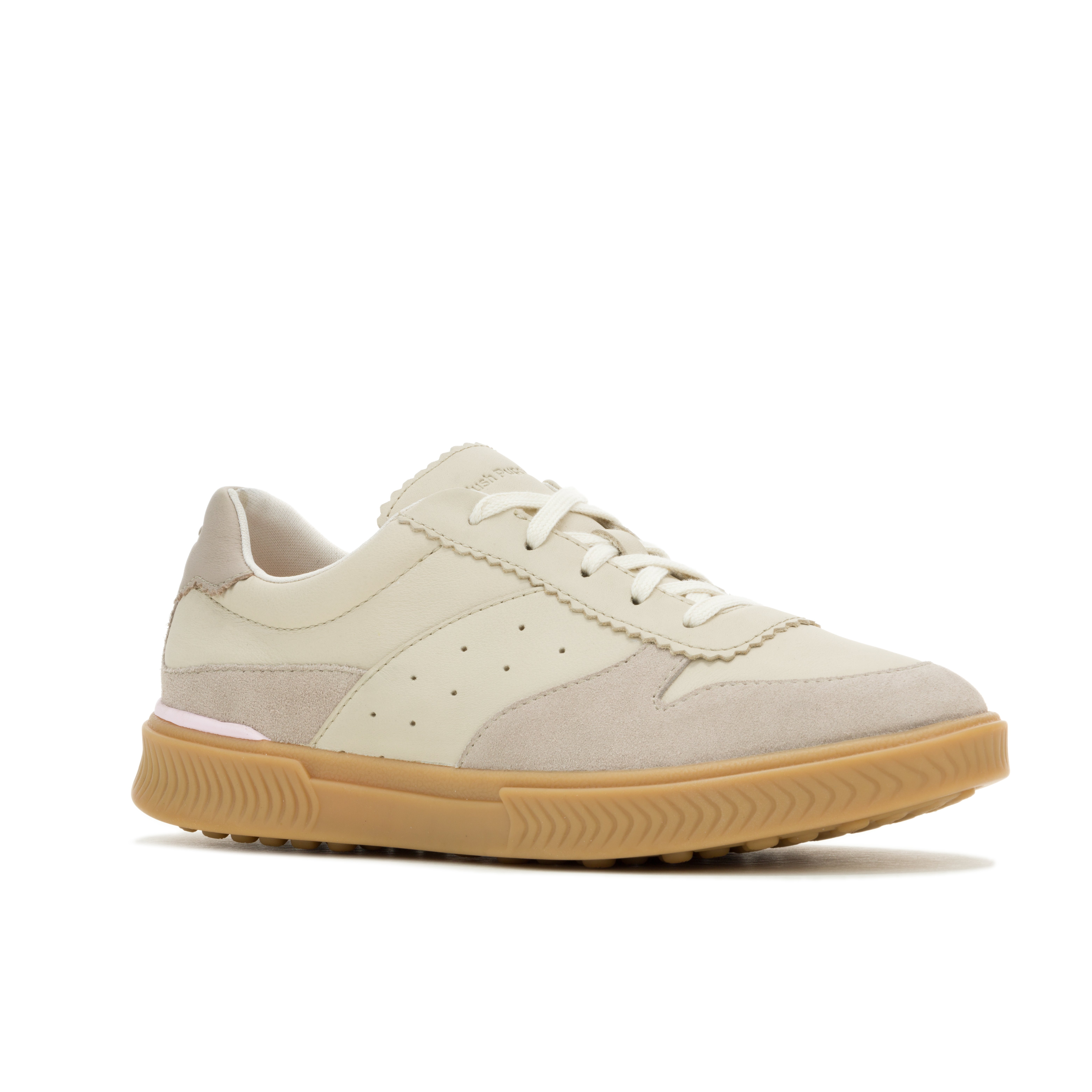 ZAPATILLA HUSH PUPPIES MUJER MAE CAP TOE LACE BEIGE CLARO - 1