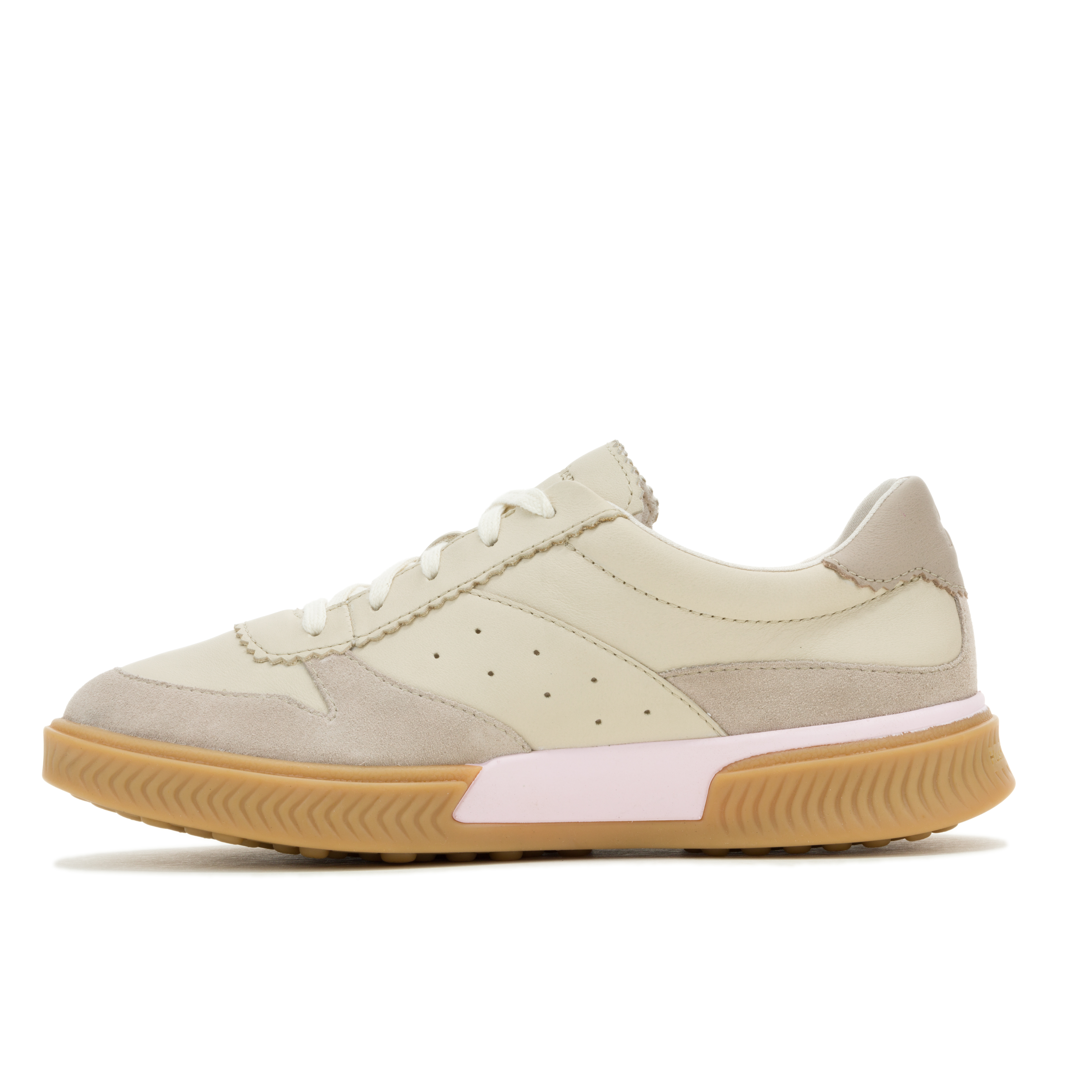 ZAPATILLA HUSH PUPPIES MUJER MAE CAP TOE LACE BEIGE CLARO - 5