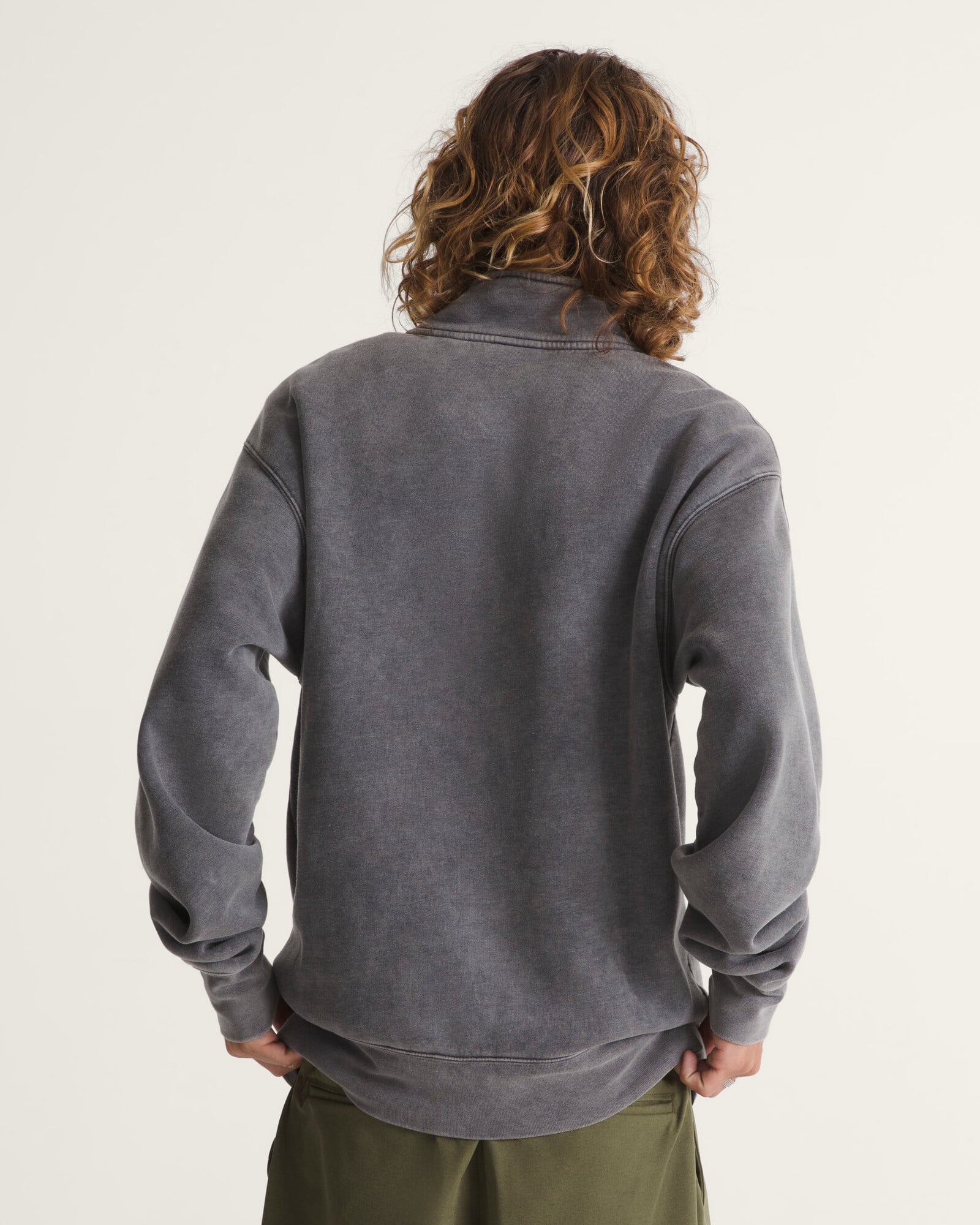 POLERÓN QUARTER ZIP NEGRO VANS - 4