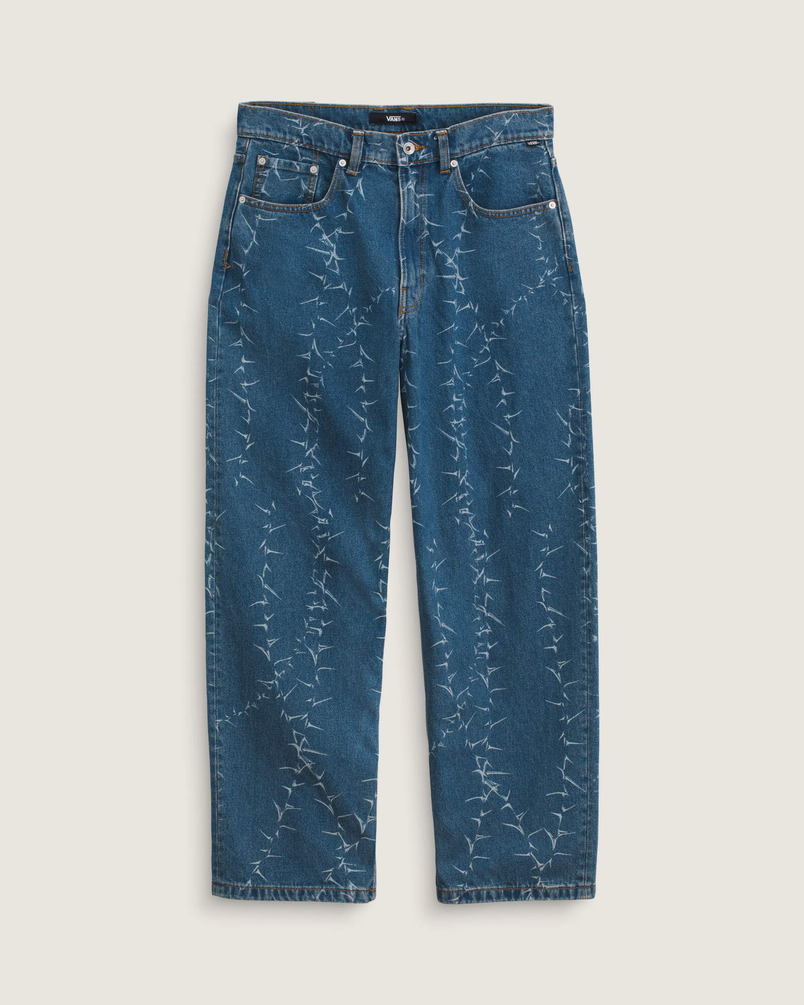 PANTALÓN CHECK-5 BAGGY DENIM AZUL VANS - 1
