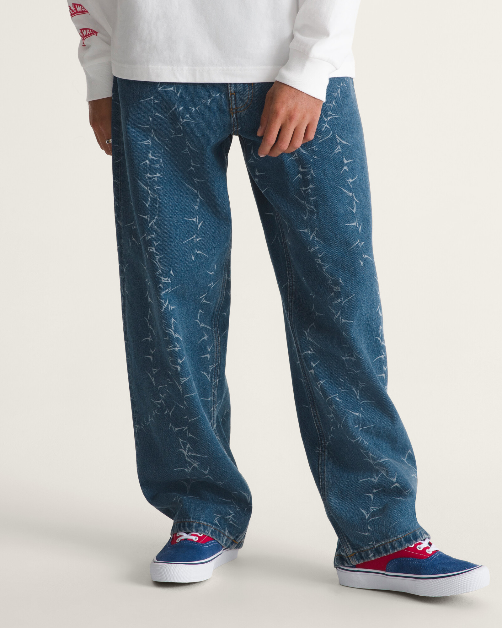 PANTALÓN CHECK-5 BAGGY DENIM AZUL VANS - 3