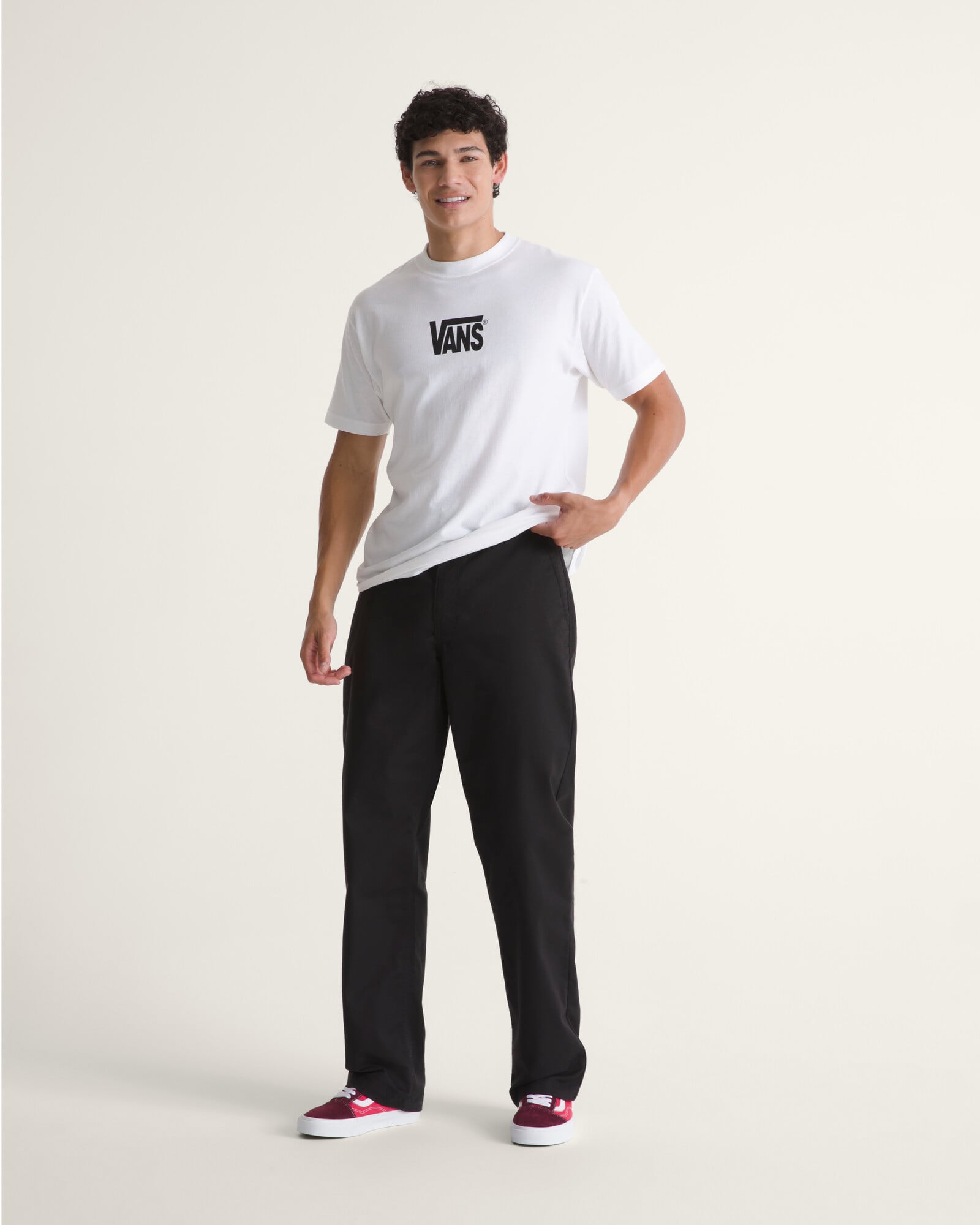 PANTALÓN AUTHENTIC CHINO STRAIGHT NEGRO VANS - 4