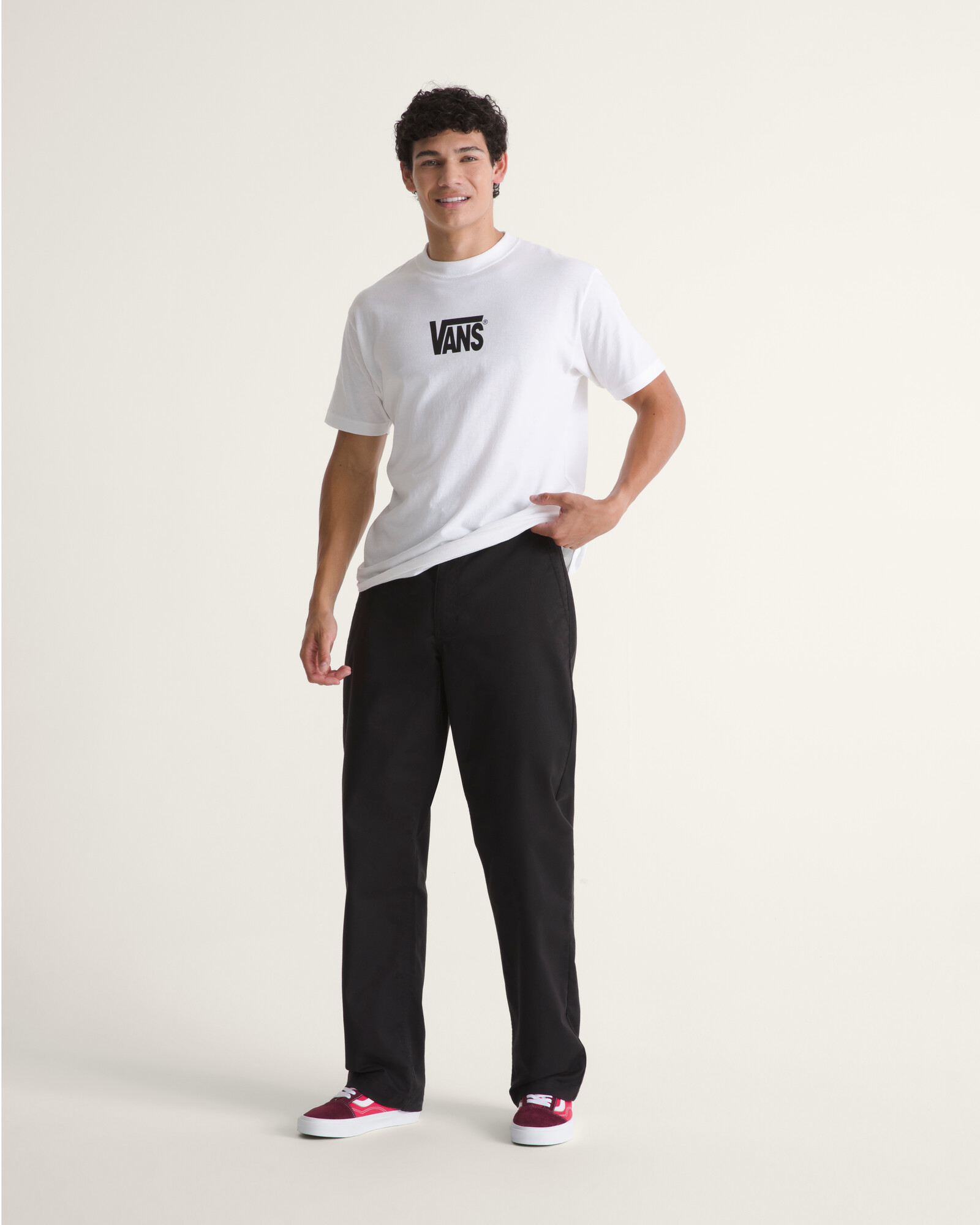 PANTALÓN AUTHENTIC CHINO STRAIGHT NEGRO VANS - 4
