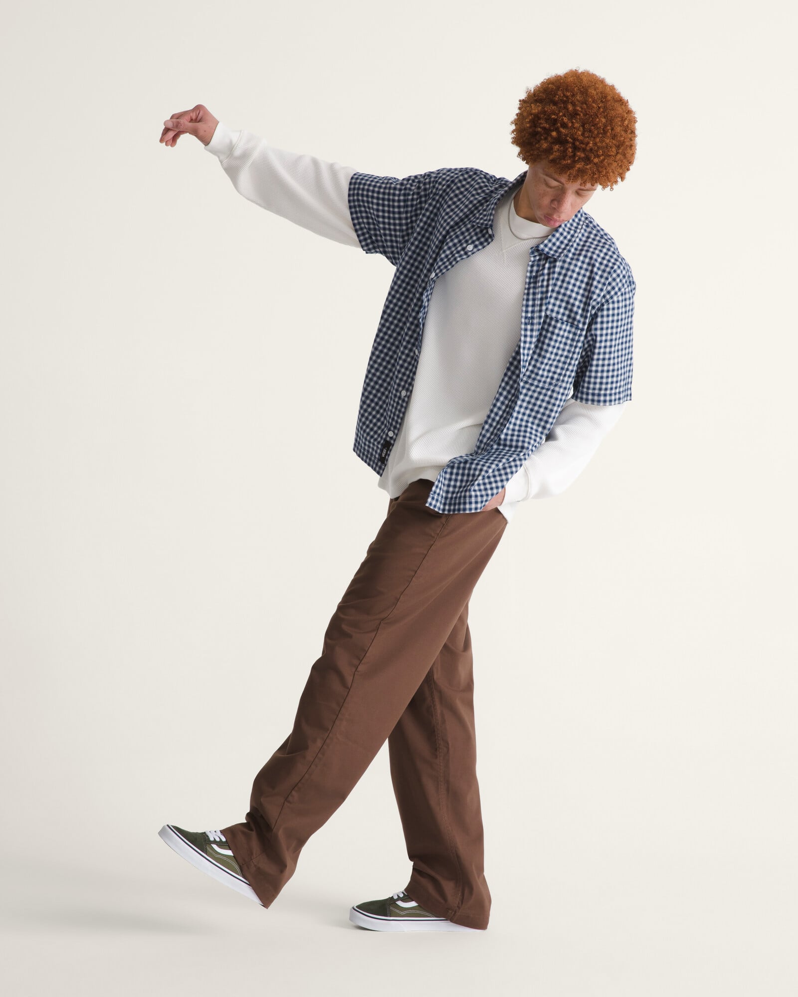 PANTALÓN AUTHENTIC CHINO STRAIGHT MARRÓN VANS - 4