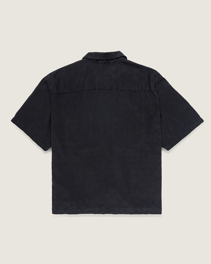 CAMISA MANGA CORTA VAN DOREN CHECK CAMP NEGRO VANS - 2