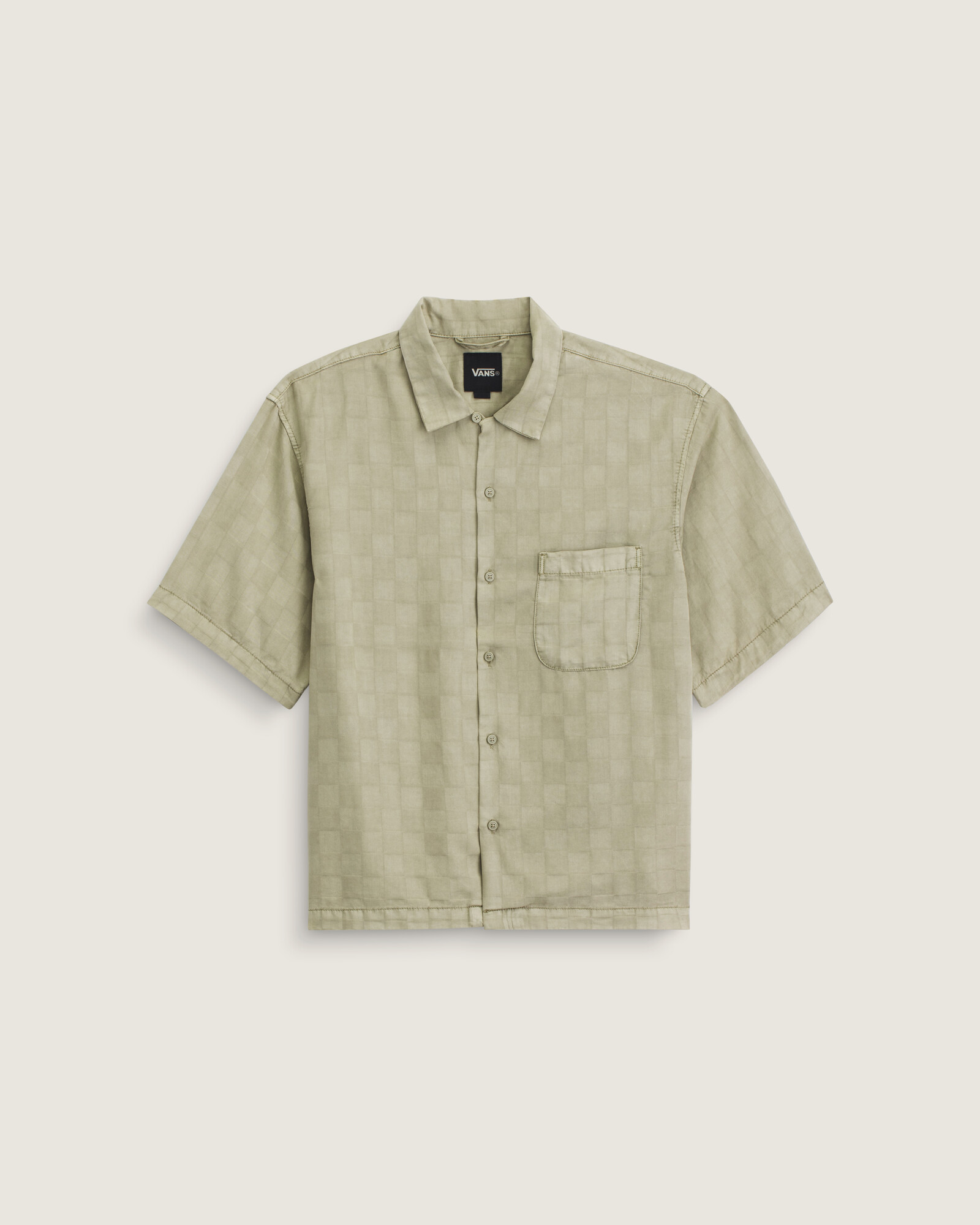 CAMISA MANGA CORTA VAN DOREN CHECK CAMP VERDE VANS - 1