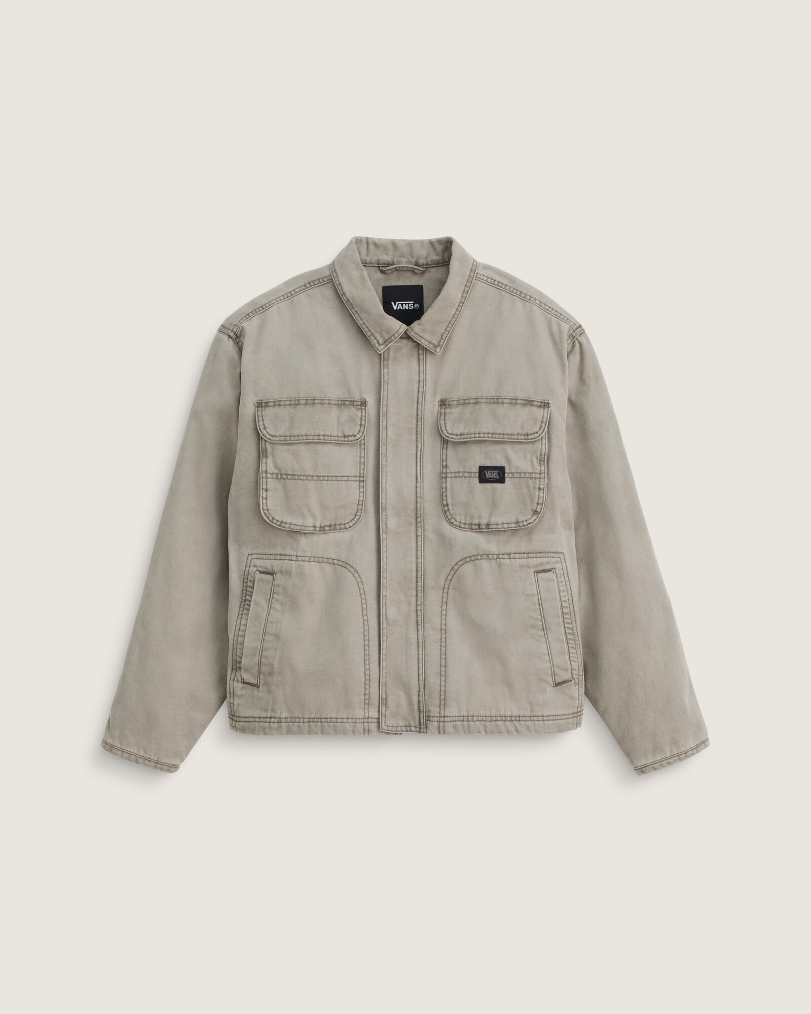 CASACA UMBER PIGMENT CANVAS GRIS VANS - 1