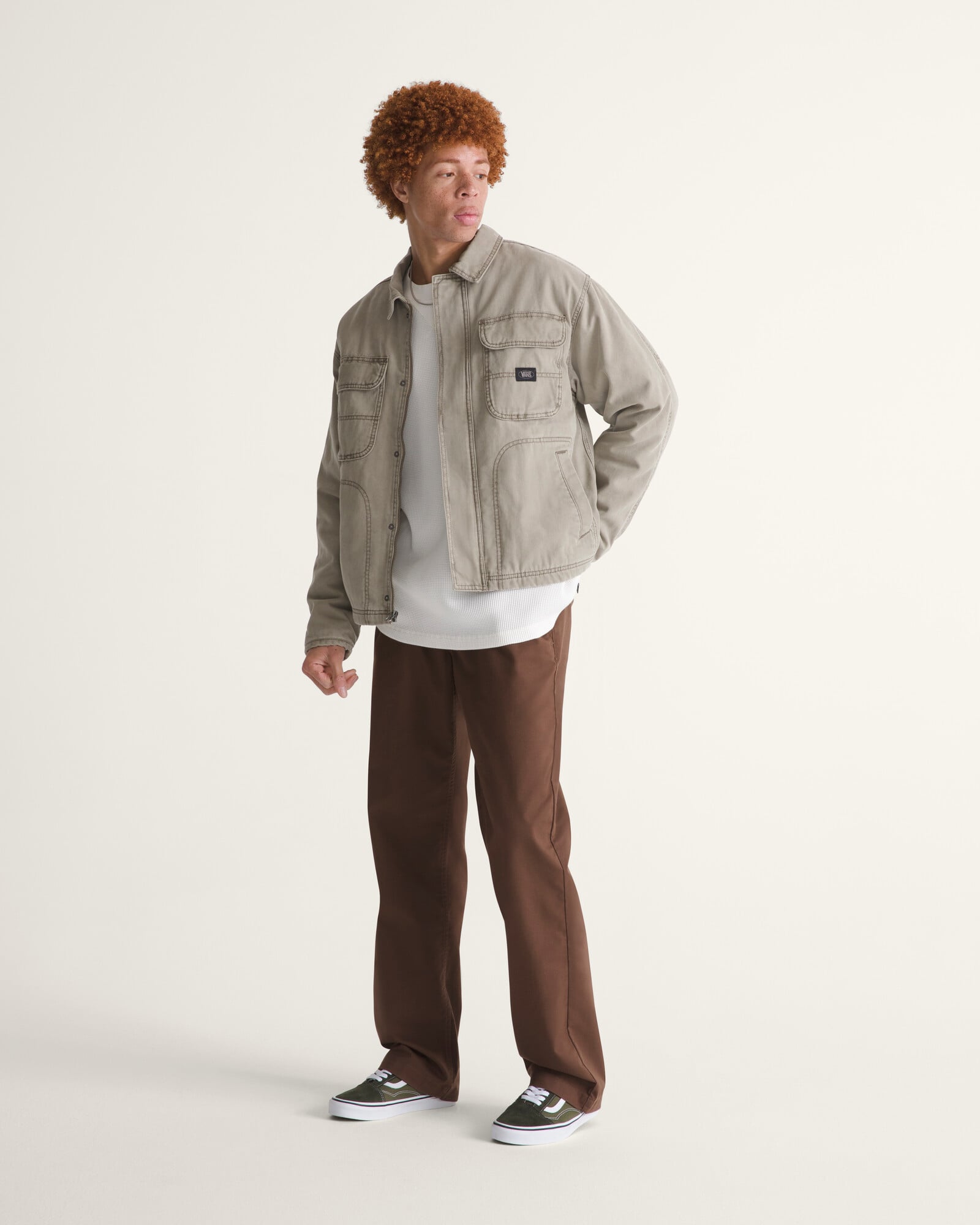 CASACA UMBER PIGMENT CANVAS GRIS VANS - 5