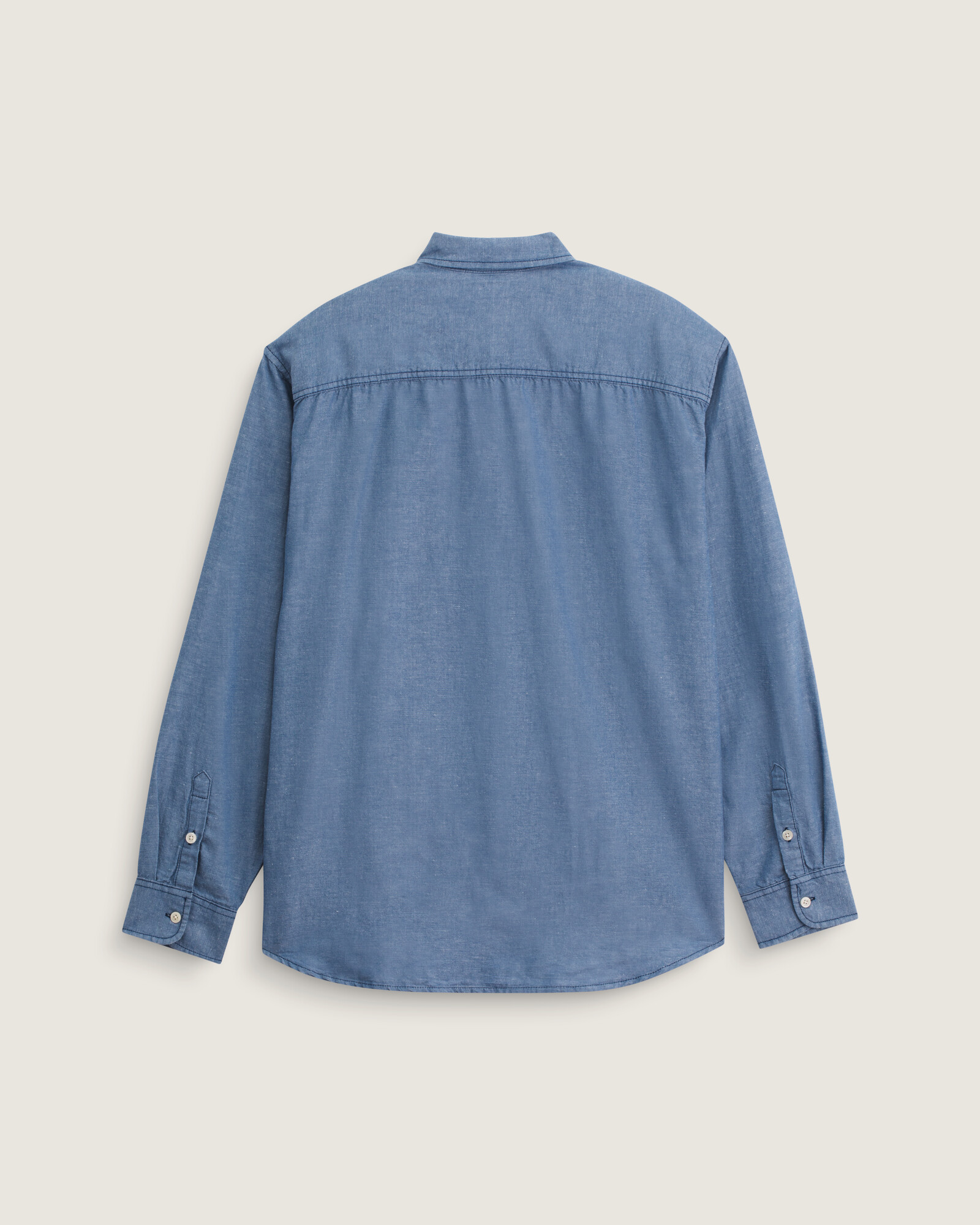 CAMISA MANGA LARGA LAWSON SOLID OXFORD AZUL VANS - 2