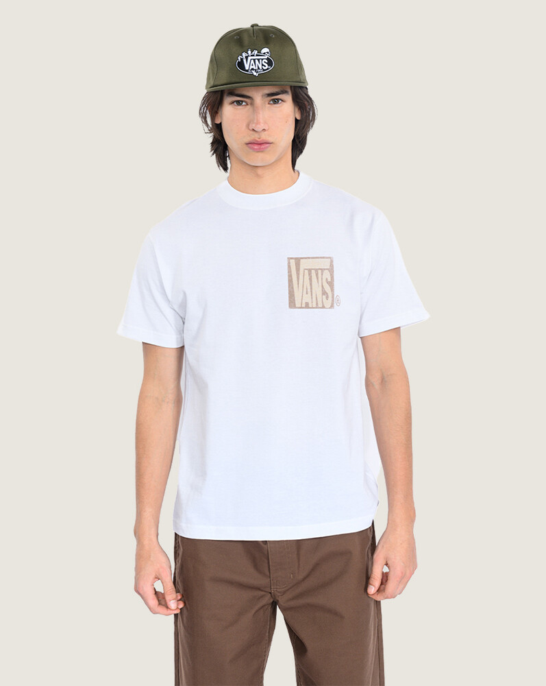 POLO MANGA CORTA STRETCH STACK CRACKLE BLANCO VANS - 3