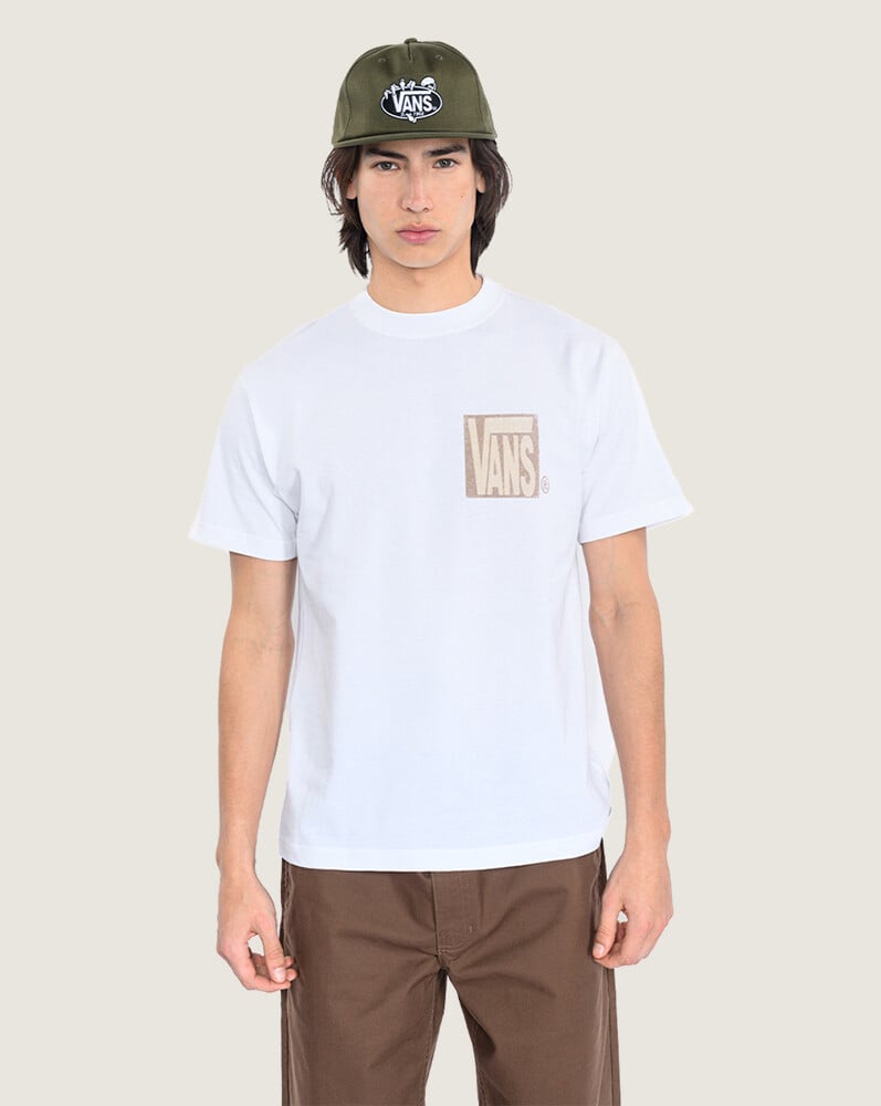 POLO MANGA CORTA STRETCH STACK CRACKLE BLANCO VANS - 3