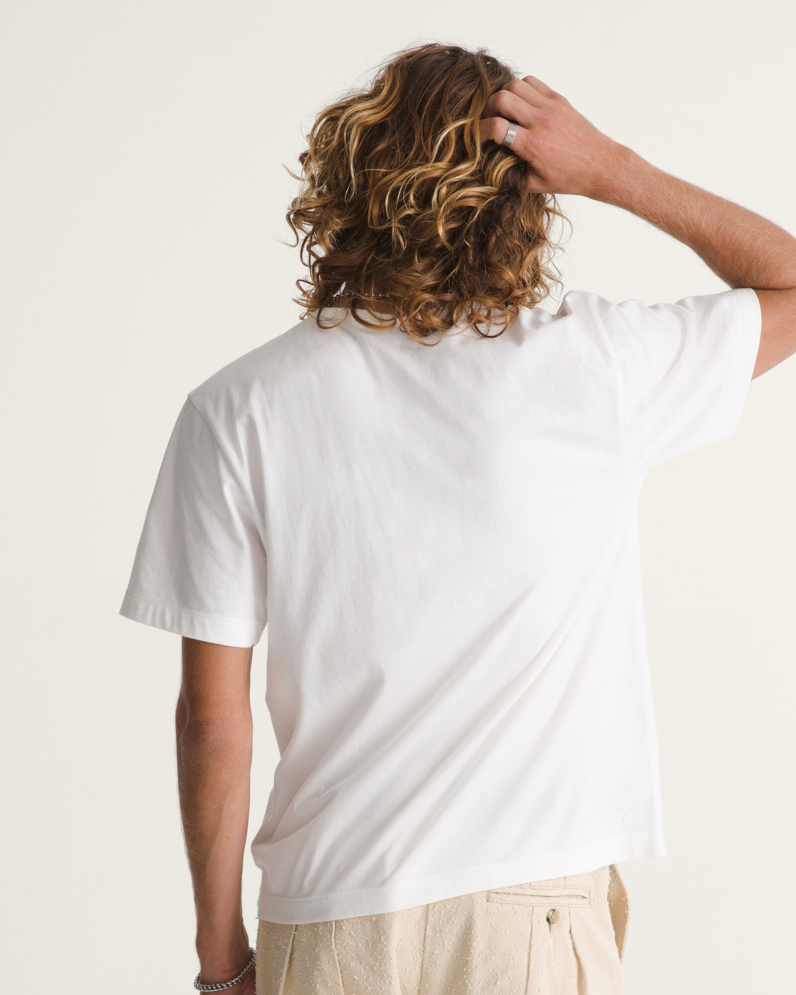 POLO MANGA CORTA PREMIUM SHRUNKEN BLANCO VANS - 4