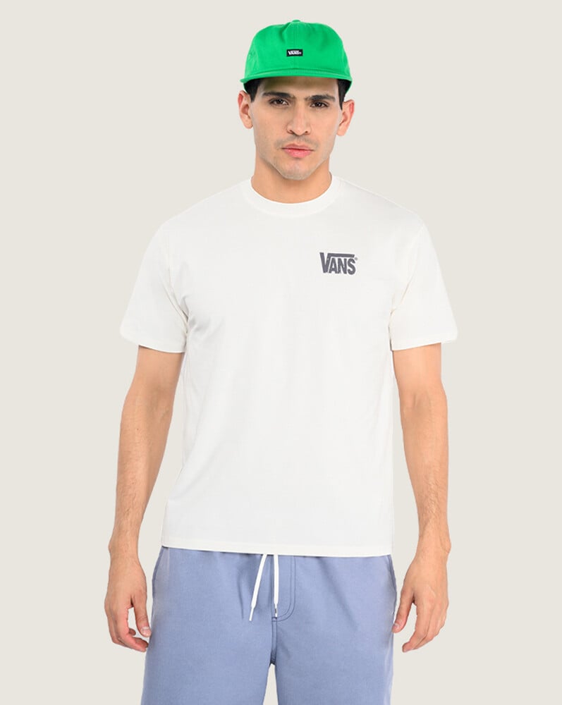 POLO MANGA CORTA OUTLINE HYBRID BLANCO VANS - 3