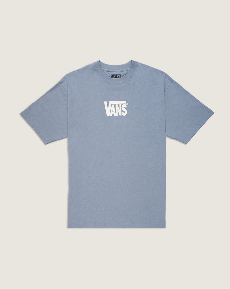 POLO MANGA CORTA STRETCH LOGO AZUL VANS - 1