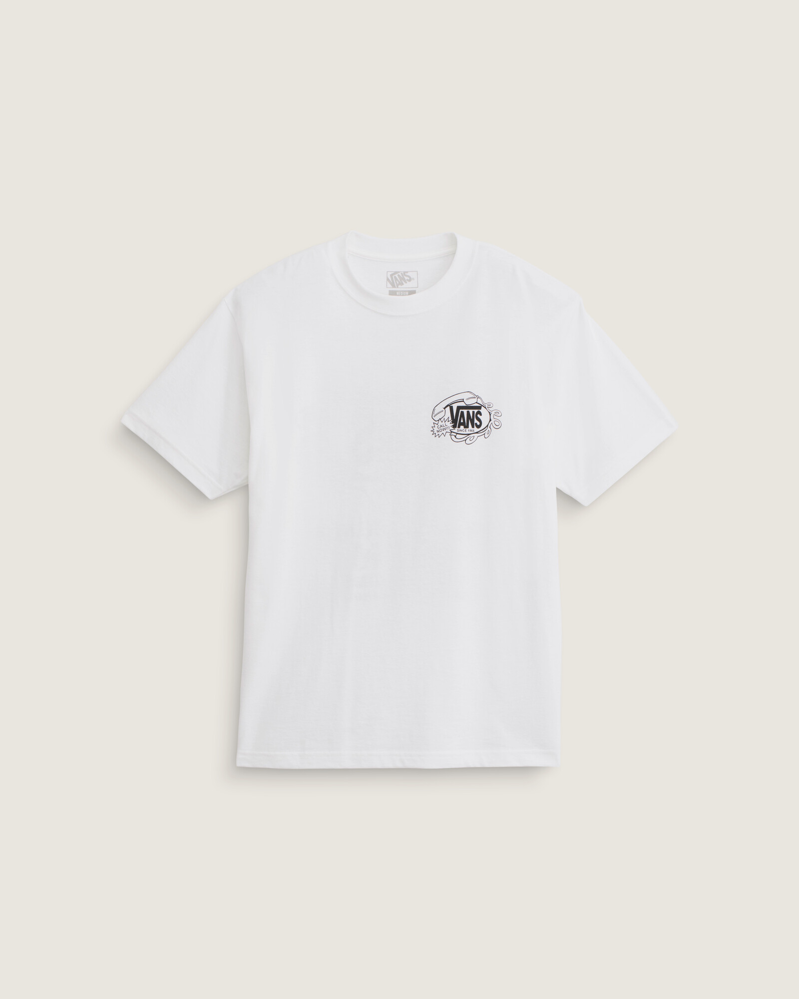 POLO MANGA CORTA HOT LINES BLANCO VANS - 2