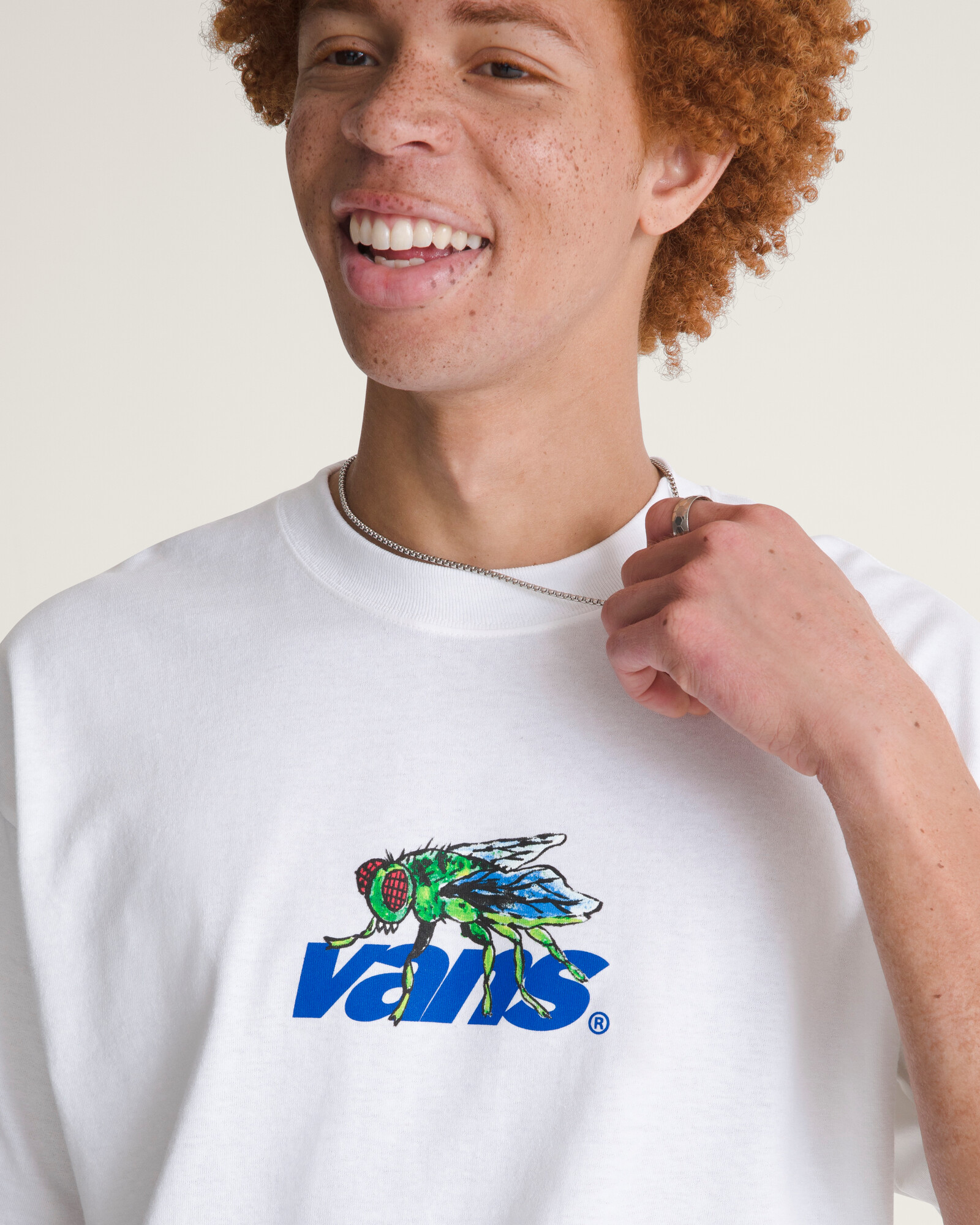 POLO MANGA CORTA FLY BLANCO VANS - 5