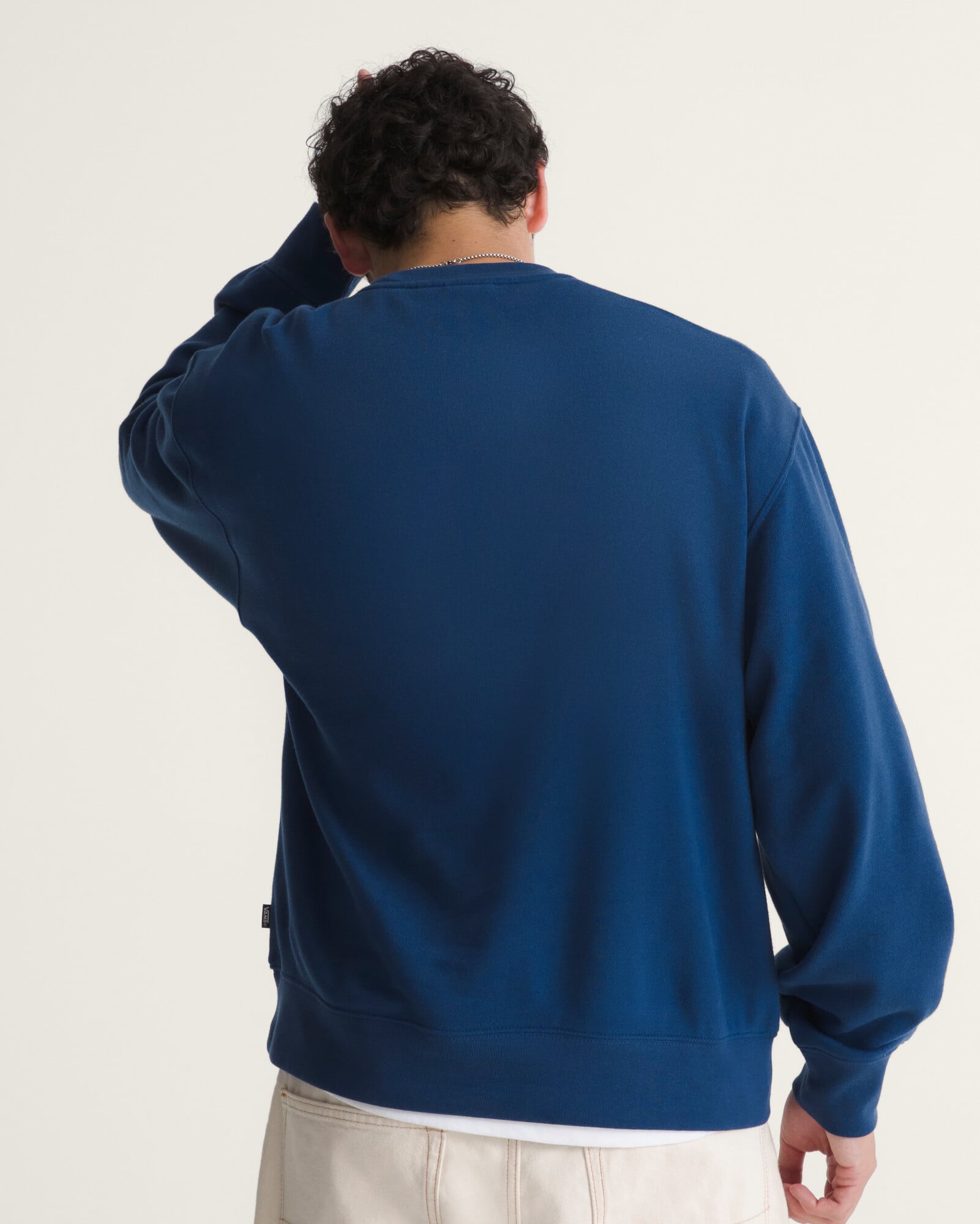 POLERÓN STRETCH LOGO CREW AZUL VANS - 4