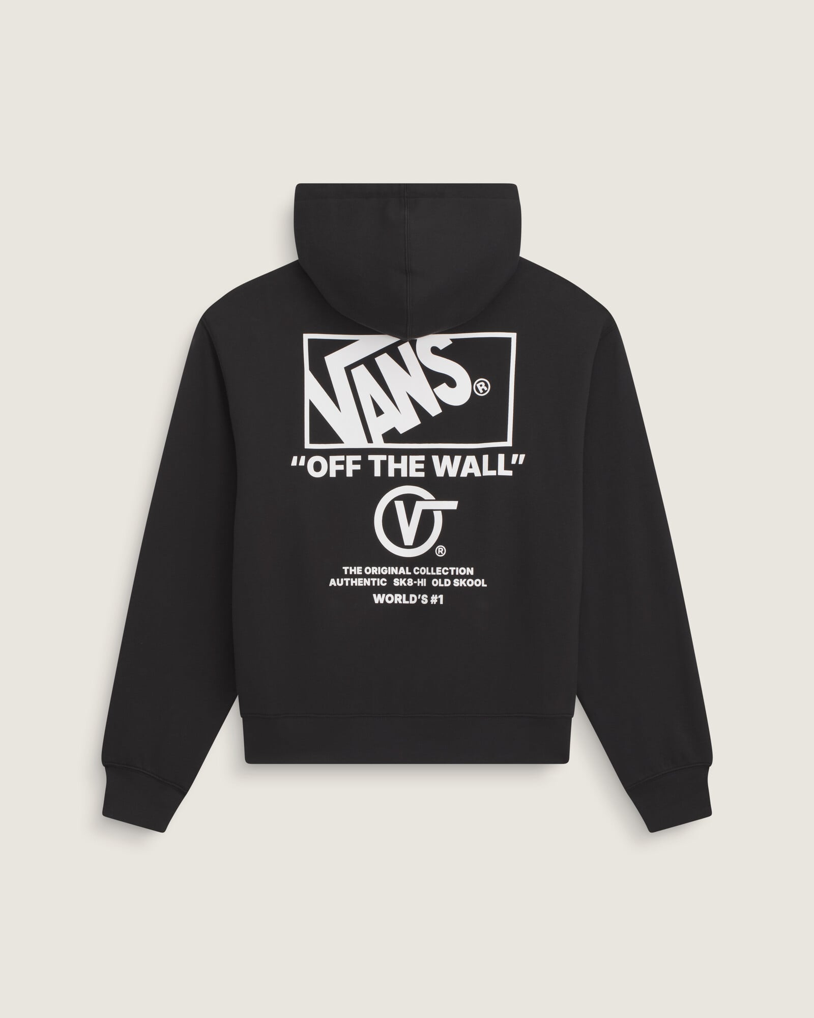 POLERÓN STACKED HI PULLOVER NEGRO VANS - 1