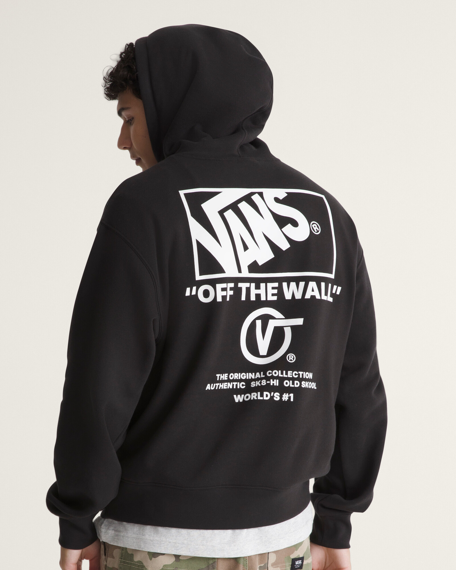 POLERÓN STACKED HI PULLOVER NEGRO VANS - 4
