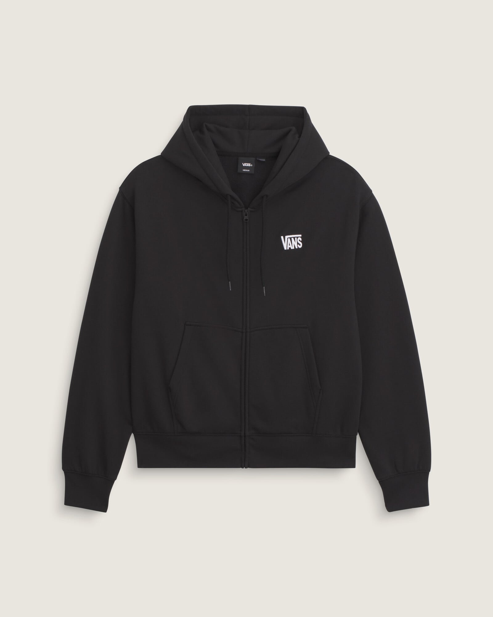 POLERÓN STRETCH LOGO ZIP NEGRO VANS - 1