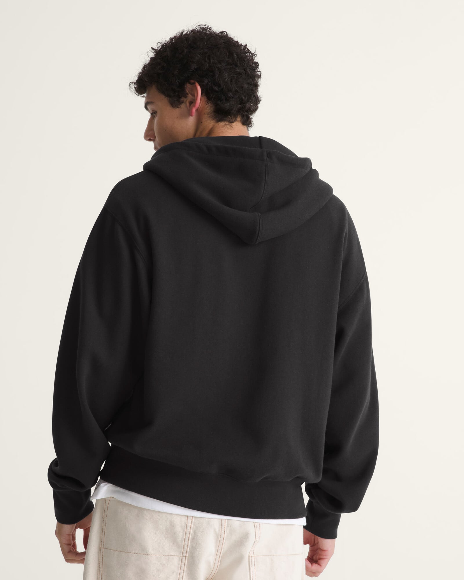 POLERÓN STRETCH LOGO ZIP NEGRO VANS - 4
