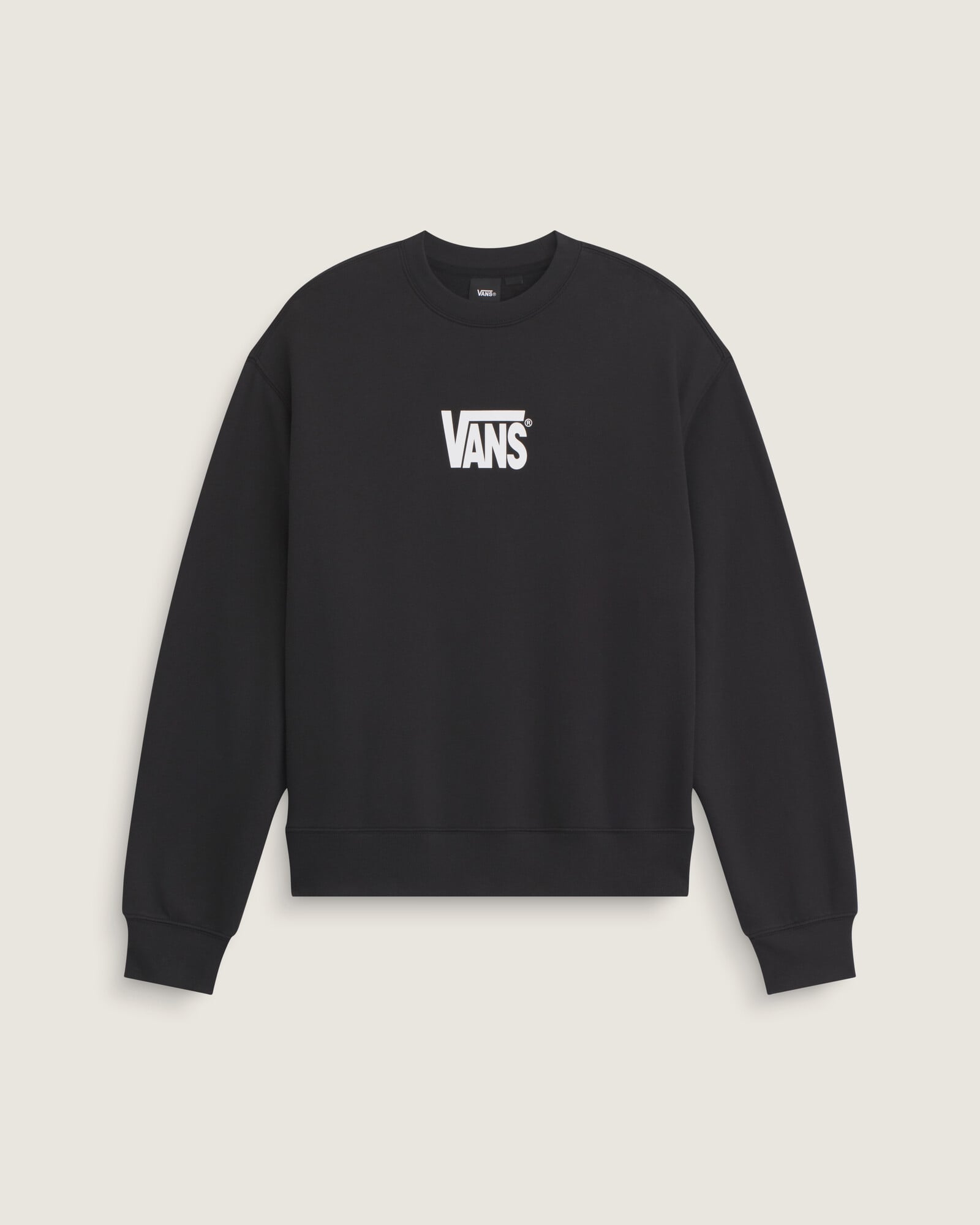 POLERÓN STRETCH LOGO CREW NEGRO VANS - 1