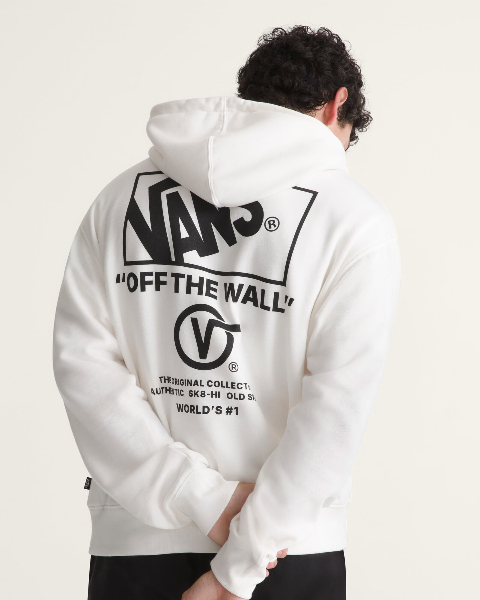POLERÓN STACKED HI PULLOVER BLANCO VANS - 4