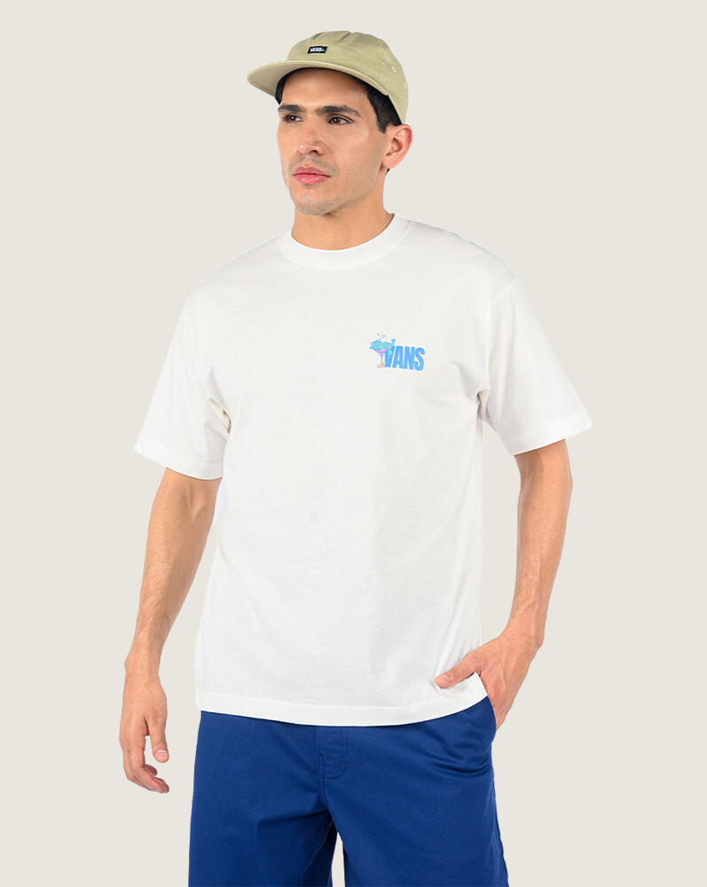 POLO MANGA CORTA BAR HOPPER BLANCO VANS - 3