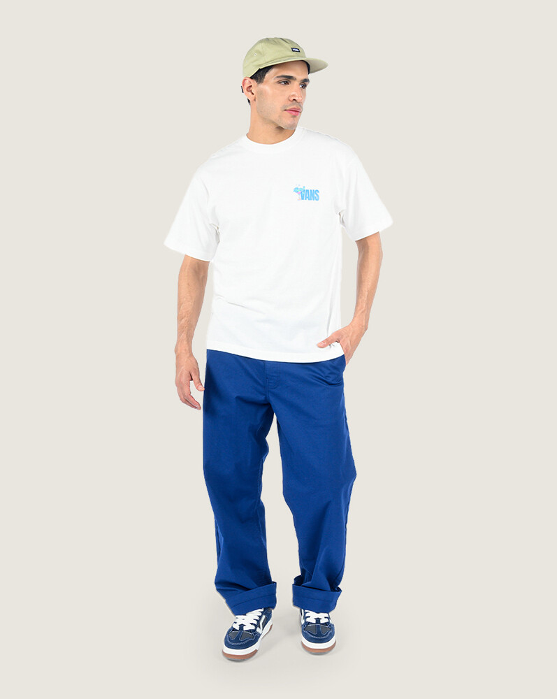POLO MANGA CORTA BAR HOPPER BLANCO VANS - 5