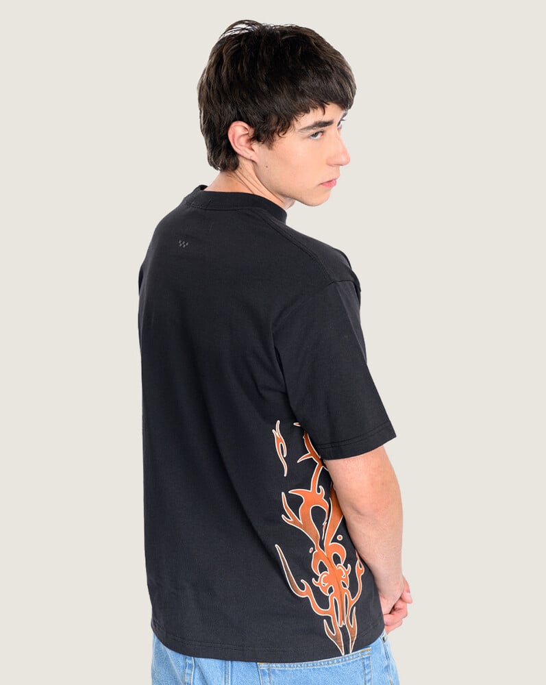 POLO MANGA CORTA DAYANA SIDE TRIBAL NEGRO VANS - 3