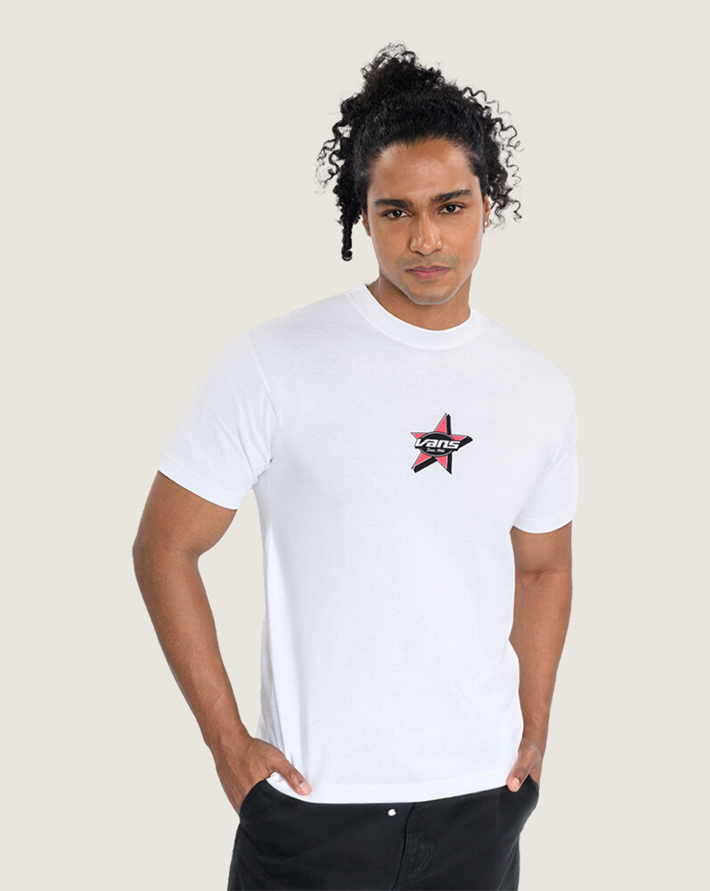 POLO MANGA CORTA STARMARKED BLANCO VANS - 3