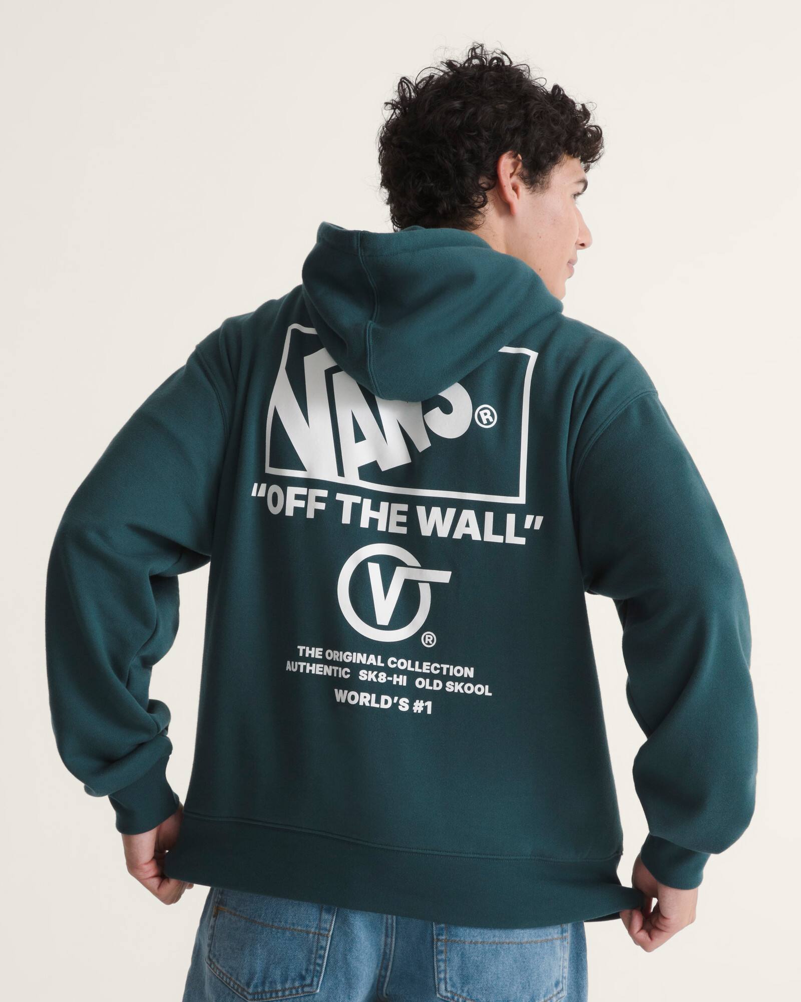 POLERÓN STACKED HI PULLOVER VERDE VANS - 4