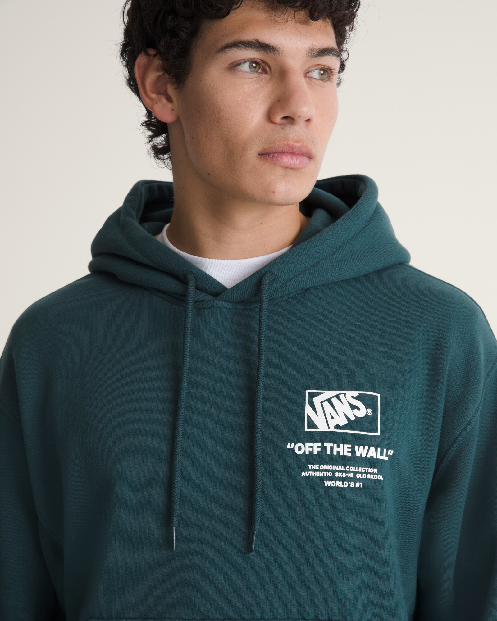 POLERÓN STACKED HI PULLOVER VERDE VANS - 5