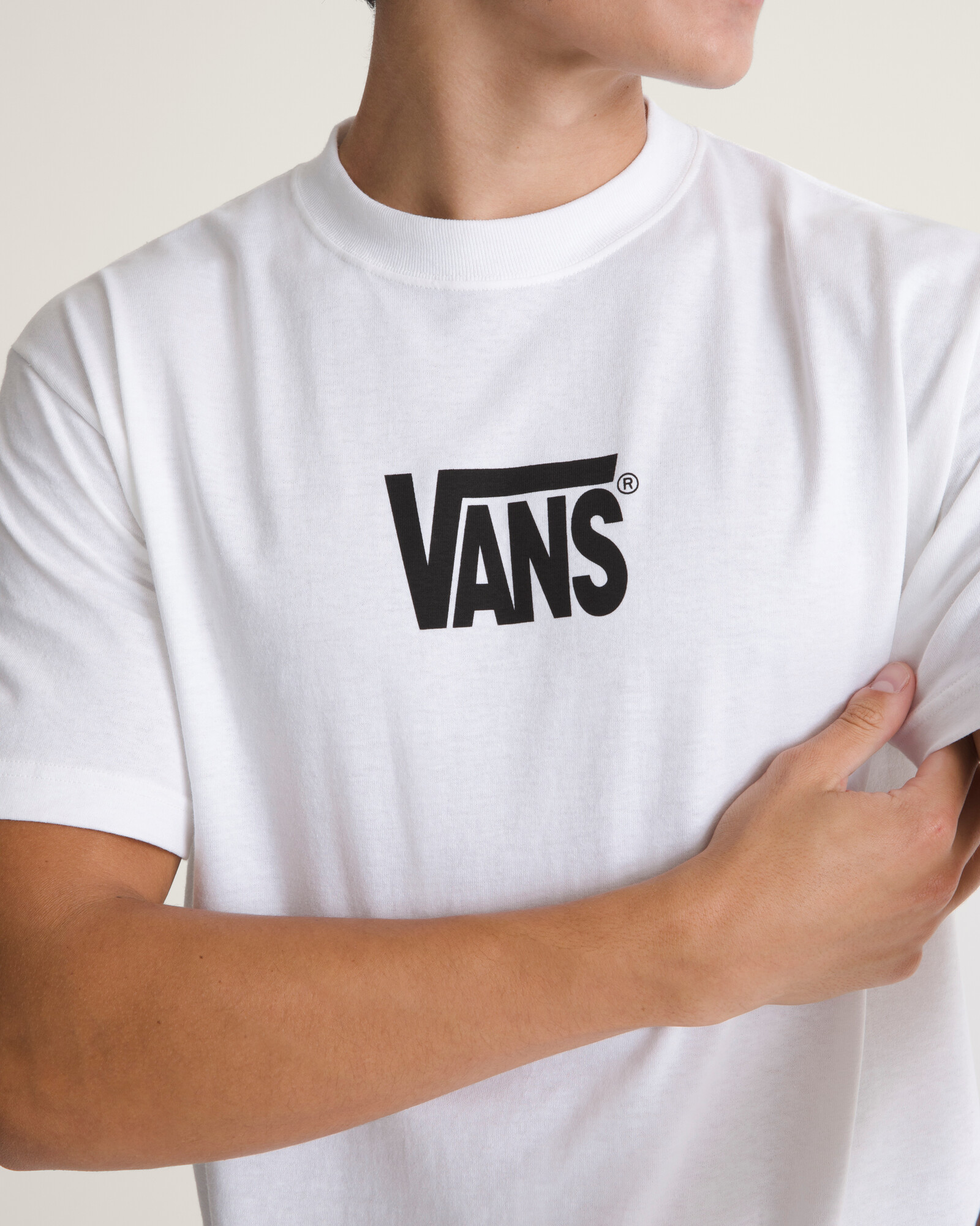 POLO MANGA CORTA STRETCH LOGO BLANCO VANS - 5
