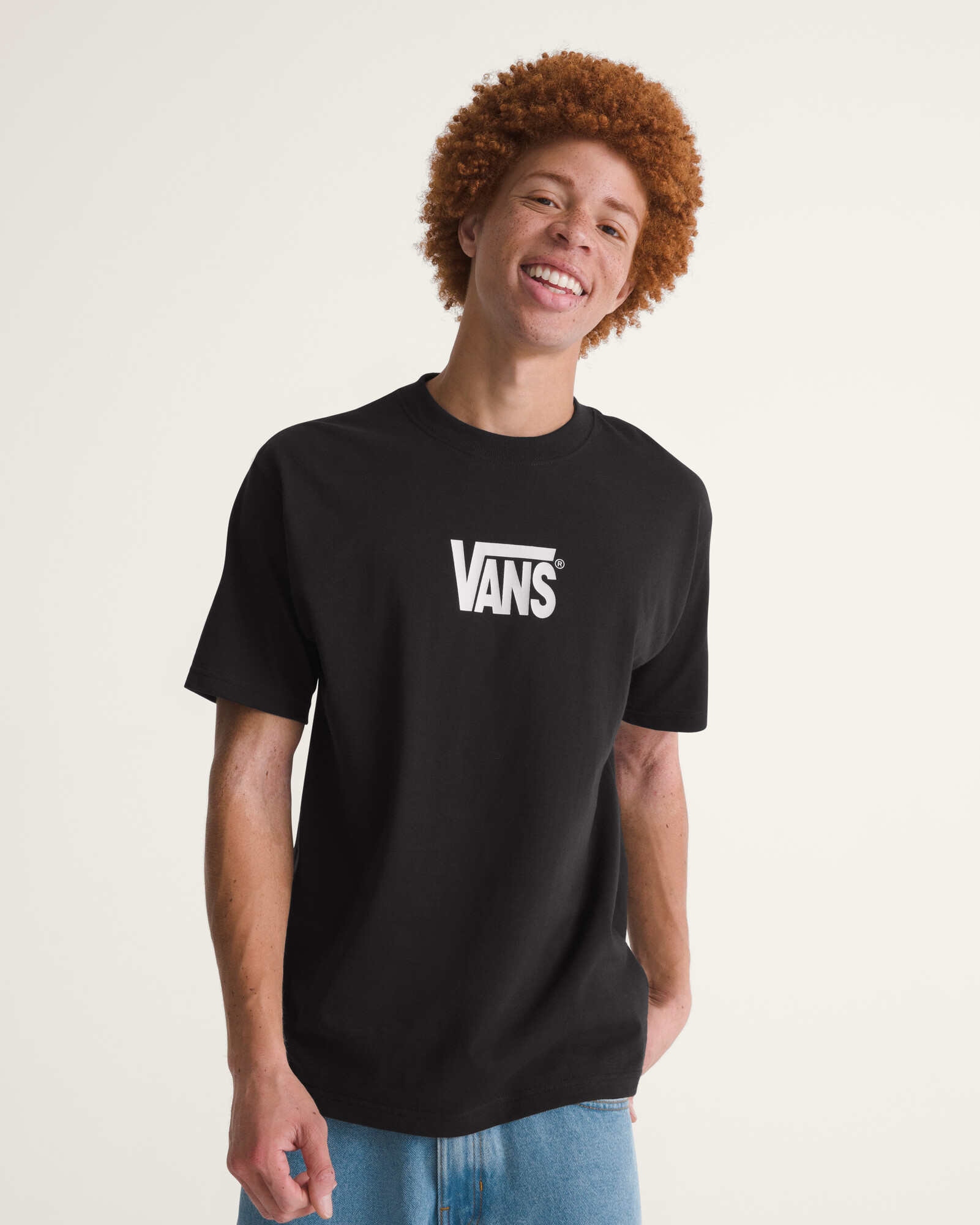 POLO MANGA CORTA STRETCH LOGO NEGRO VANS - 3