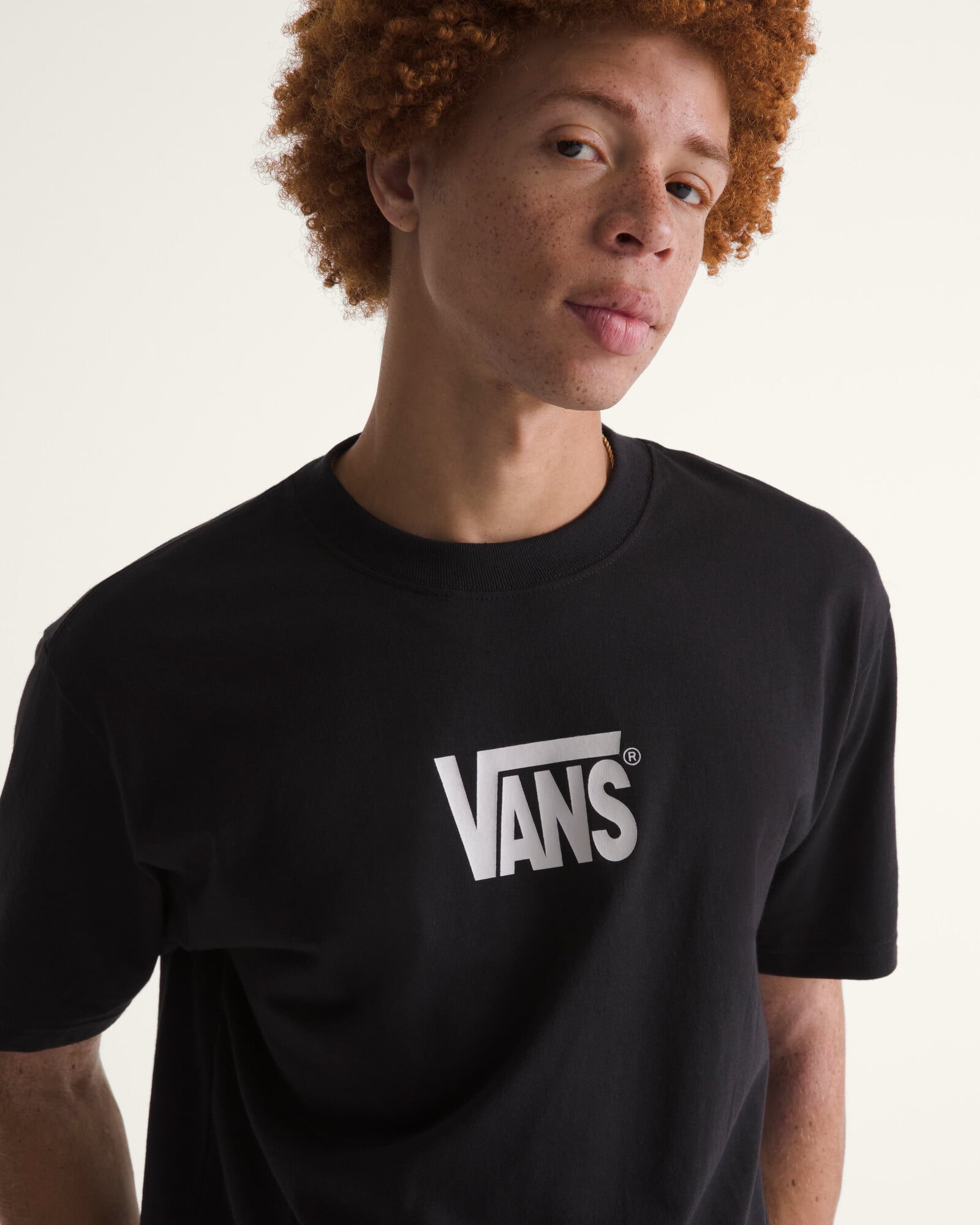 POLO MANGA CORTA STRETCH LOGO NEGRO VANS - 5