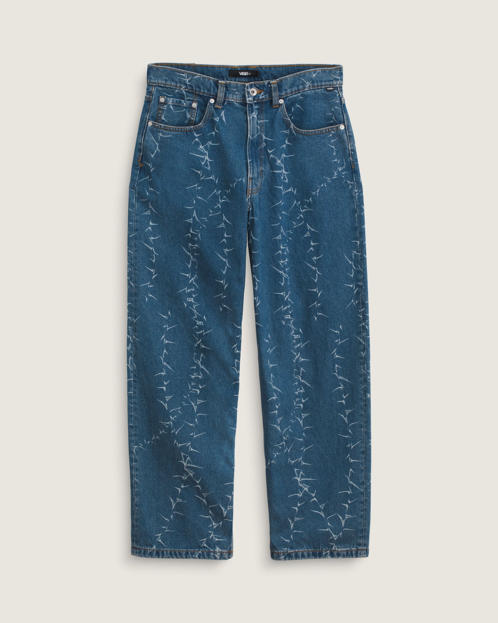 PANTALÓN CHECK-5 BAGGY DENIM AZUL VANS - 1