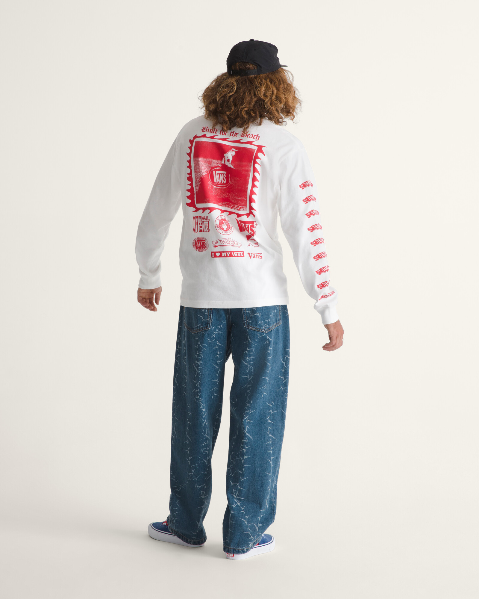 PANTALÓN CHECK-5 BAGGY DENIM AZUL VANS - 5
