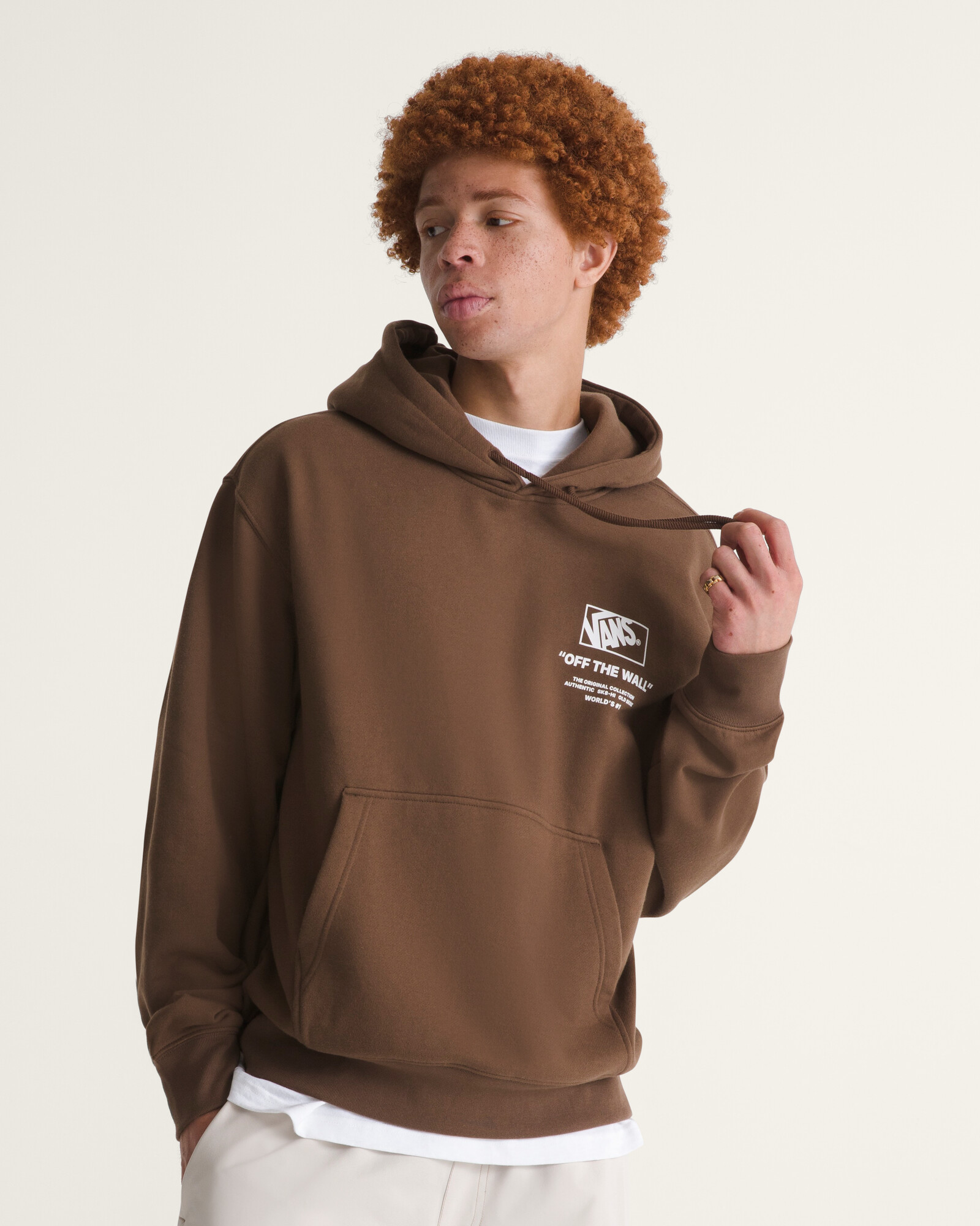 POLERÓN STACKED HI PULLOVER MARRÓN VANS - 3