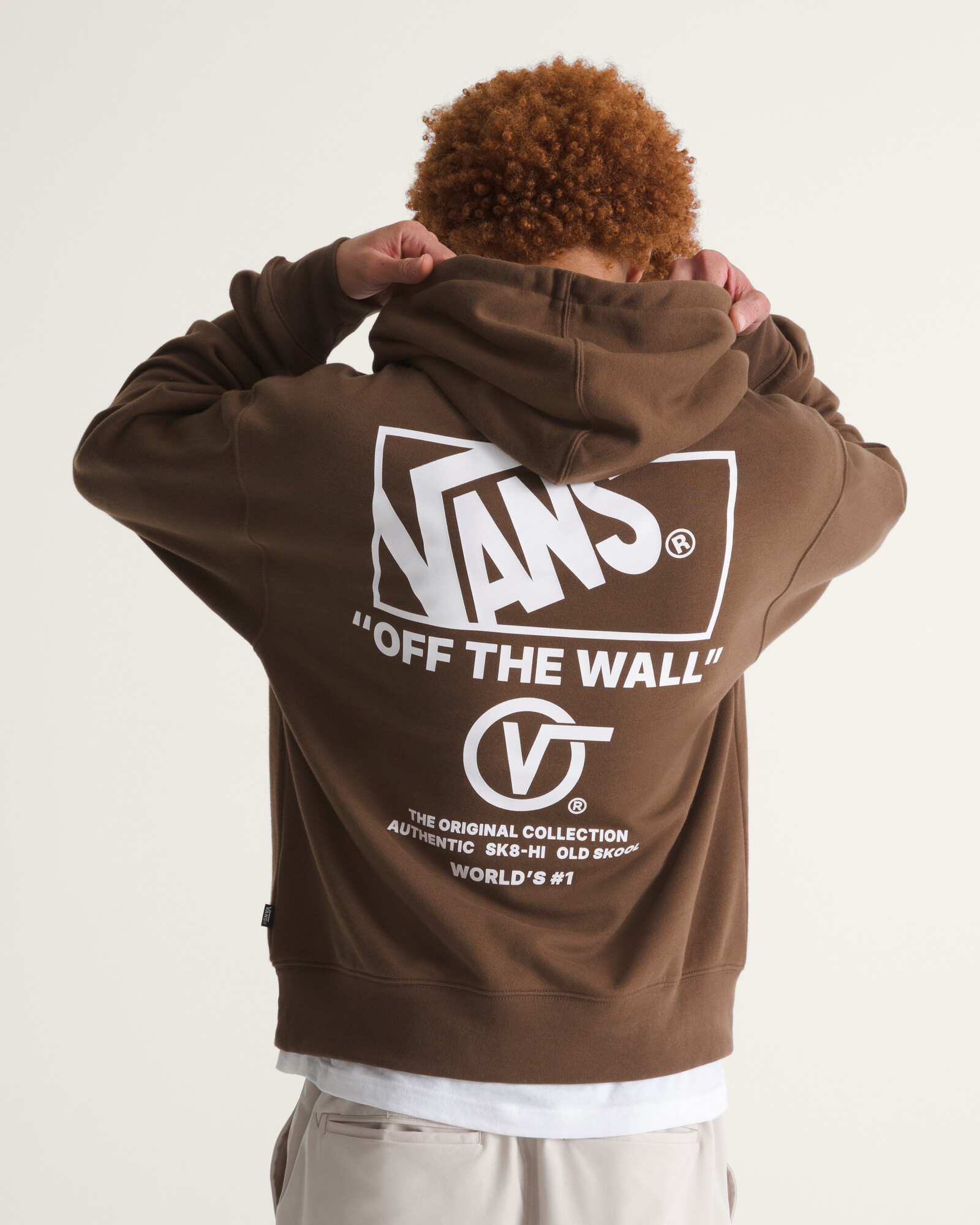 POLERÓN STACKED HI PULLOVER MARRÓN VANS - 4