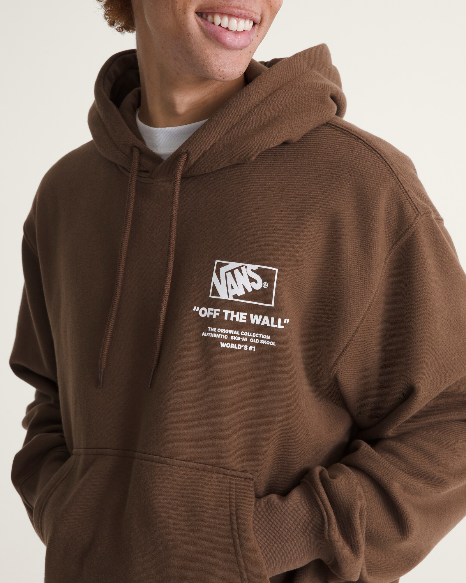 POLERÓN STACKED HI PULLOVER MARRÓN VANS - 5