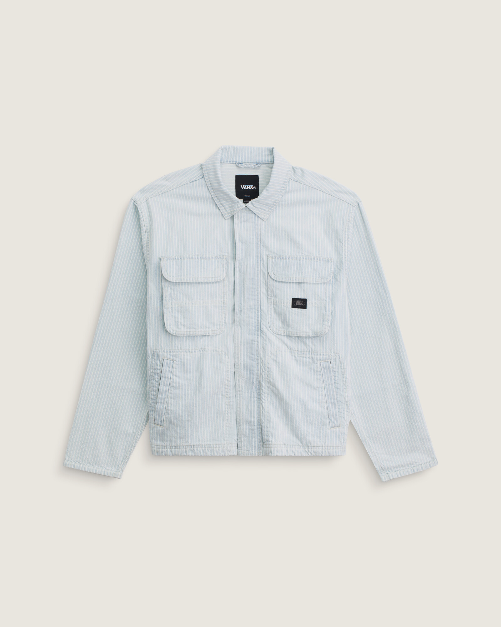 CASACA UMBER DENIM STRIPE AZUL VANS - 1