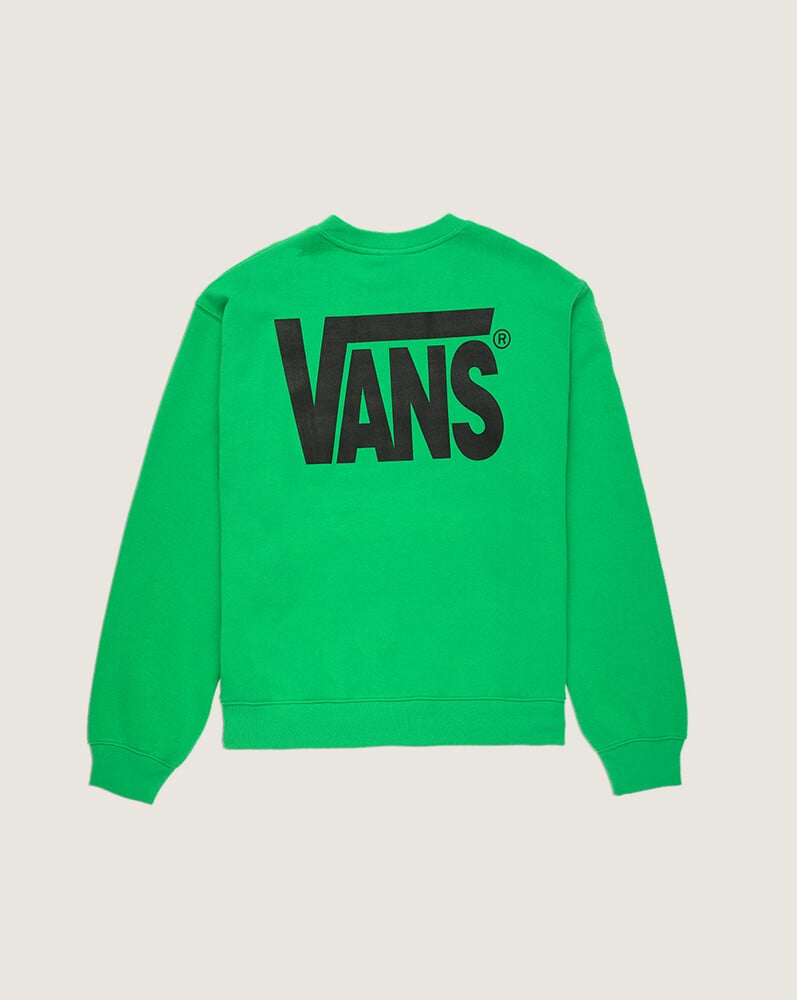 POLERÓN STRETCH LOGO CREW VERDE VANS - 2